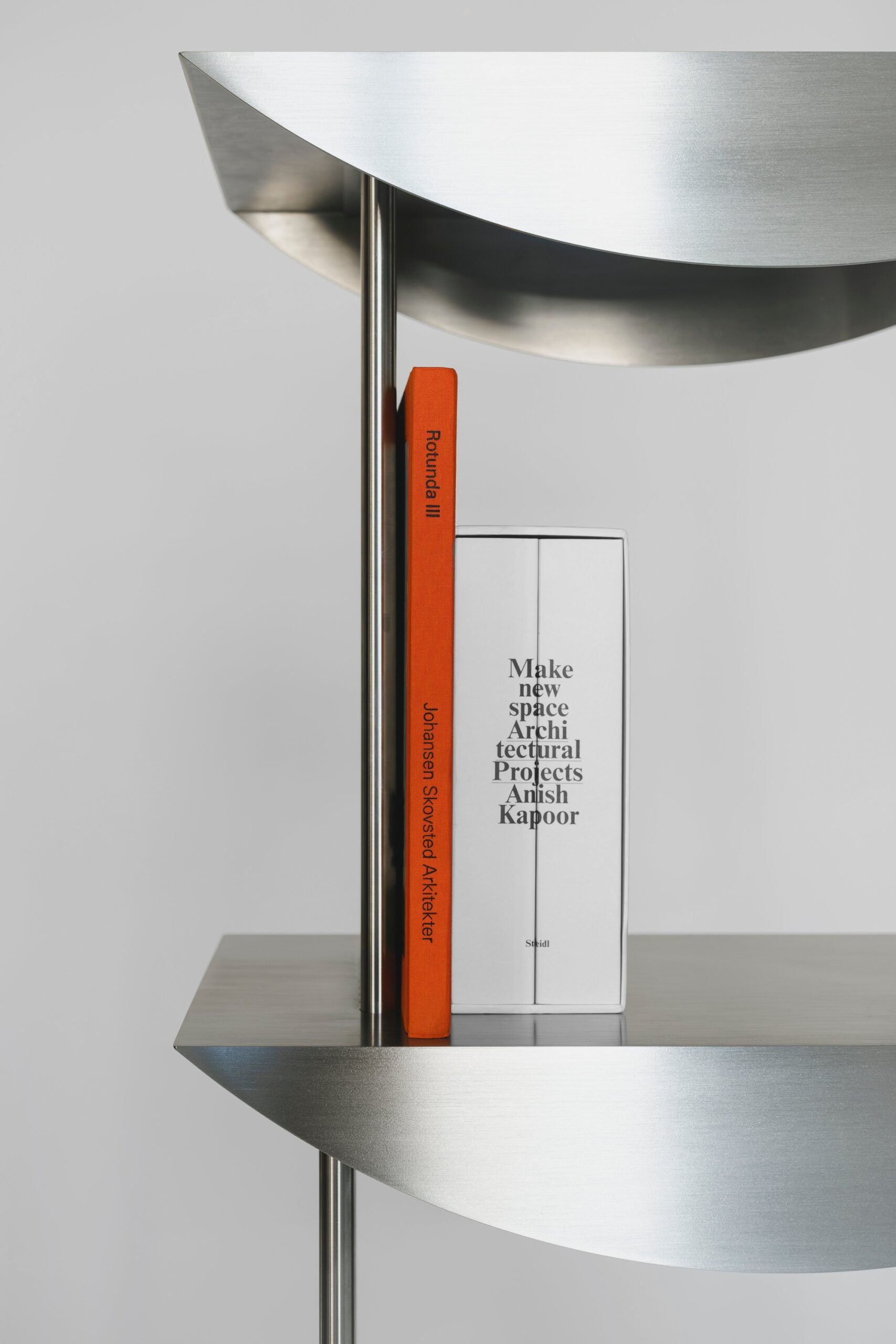 Limited Edition Etagere Standing Shelf in Stainless Steel by sashaxsasha 5
