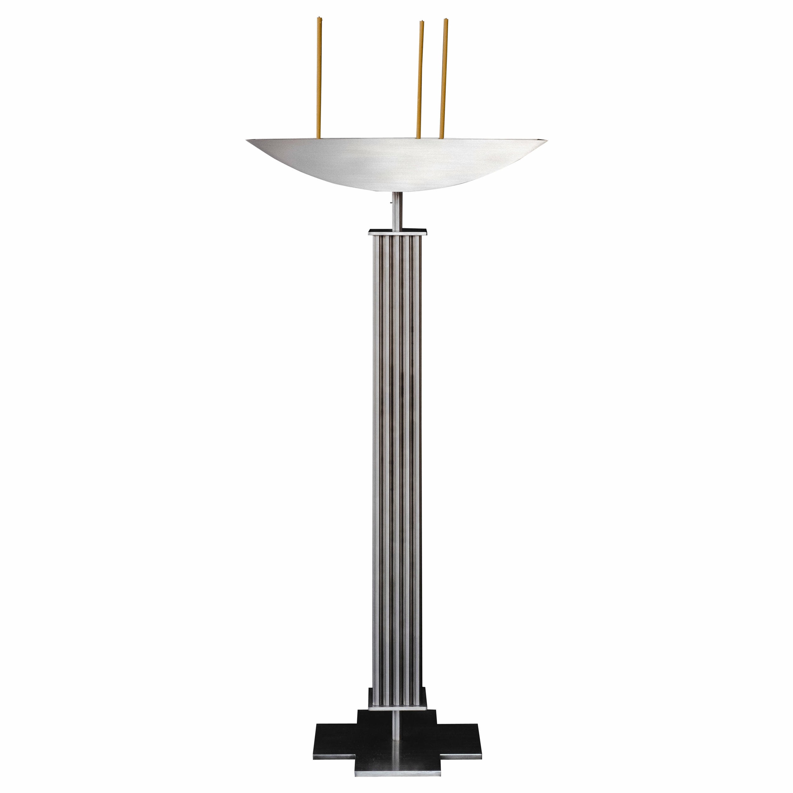 Limited Edition Lux Æterna Stainless Steel Candle Holder by sashaxsasha 1