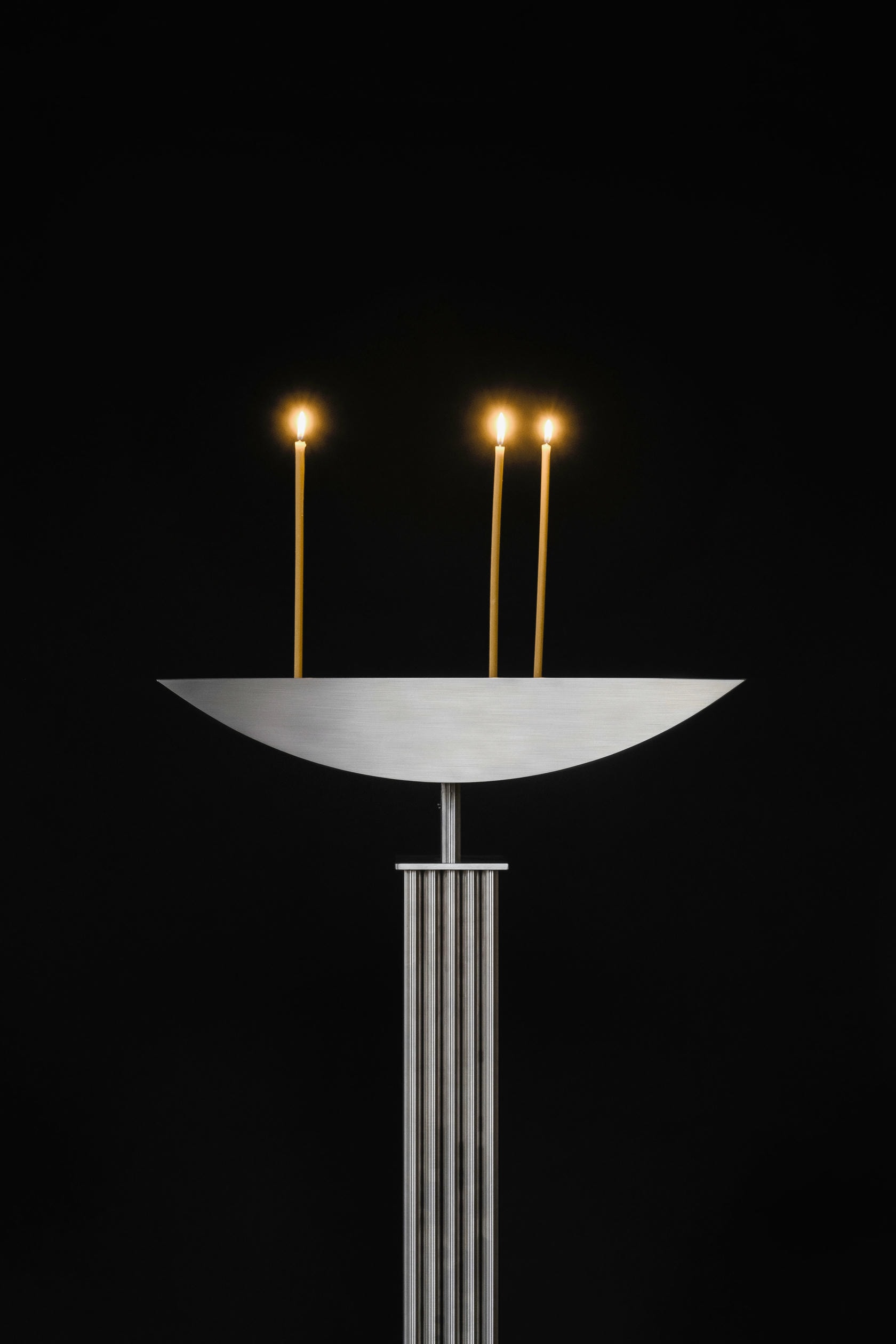 Limited Edition Lux Æterna Stainless Steel Candle Holder by sashaxsasha 5