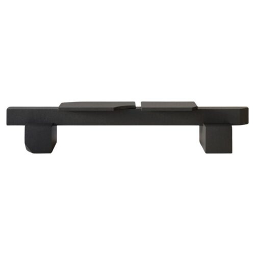 Limited Edition SSB01B Black Bench in MDF with Resin Coating by sashaxsasha 1