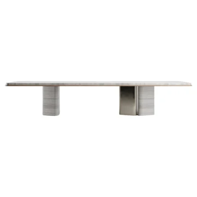 Marble Yoki Low Table by KY ARCHITECTURE