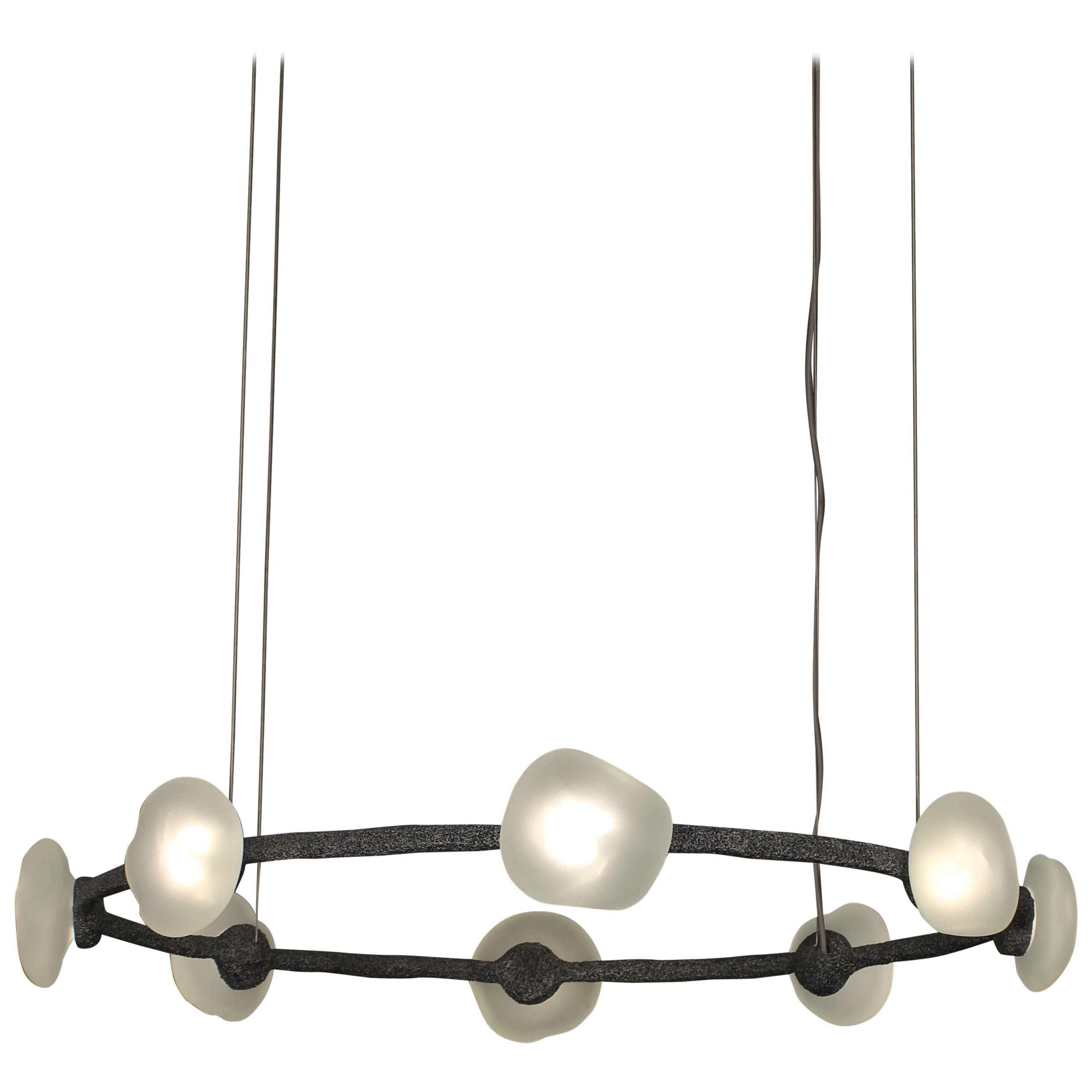 Oslo Frosted Glass Pendant Lamp by Aver 1