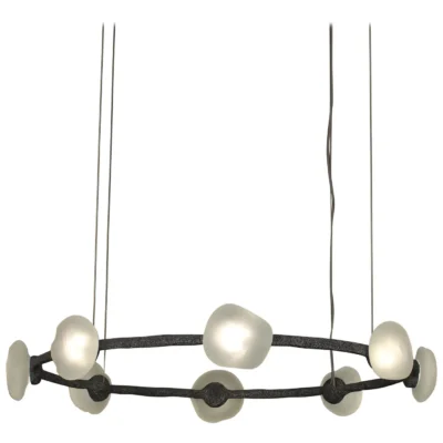 Oslo Frosted Glass Pendant Lamp by Aver