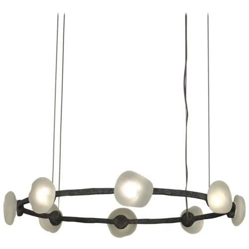 Oslo Frosted Glass Pendant Lamp by Aver 1