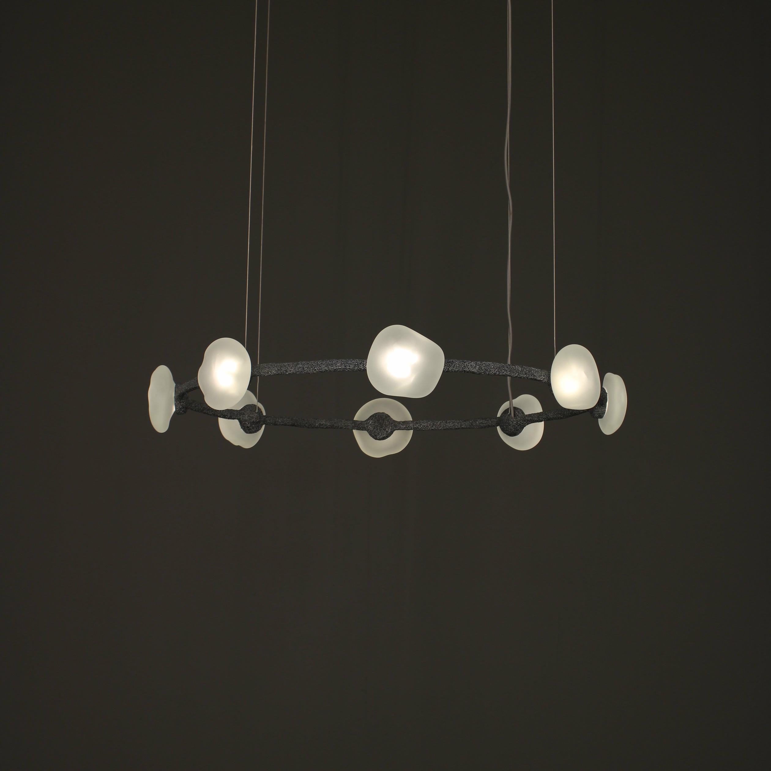 Oslo Frosted Glass Pendant Lamp by Aver 2