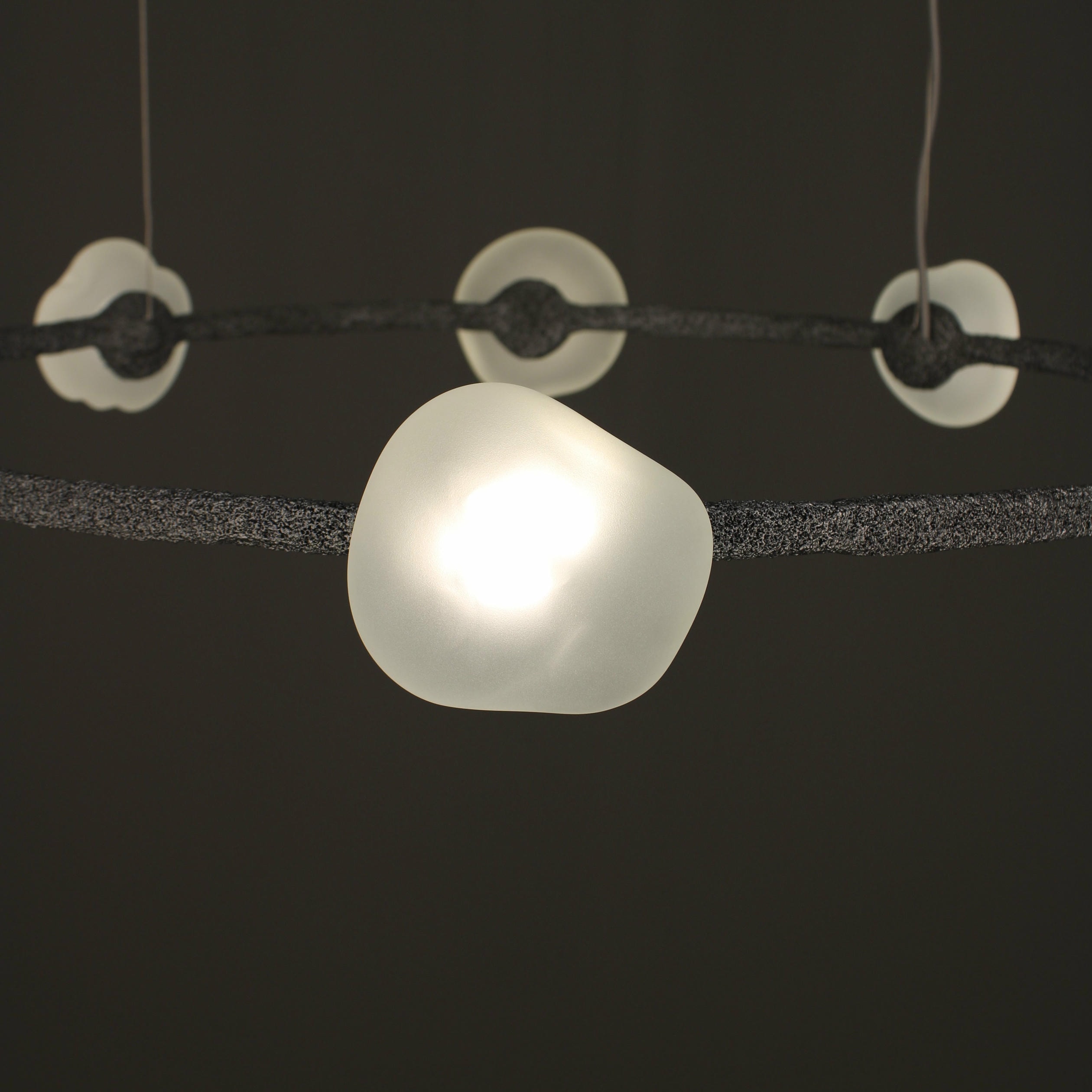 Oslo Frosted Glass Pendant Lamp by Aver 4