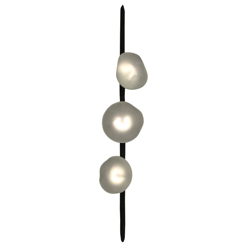 Oslo Frosted Glass Wall Lamp by Aver 1