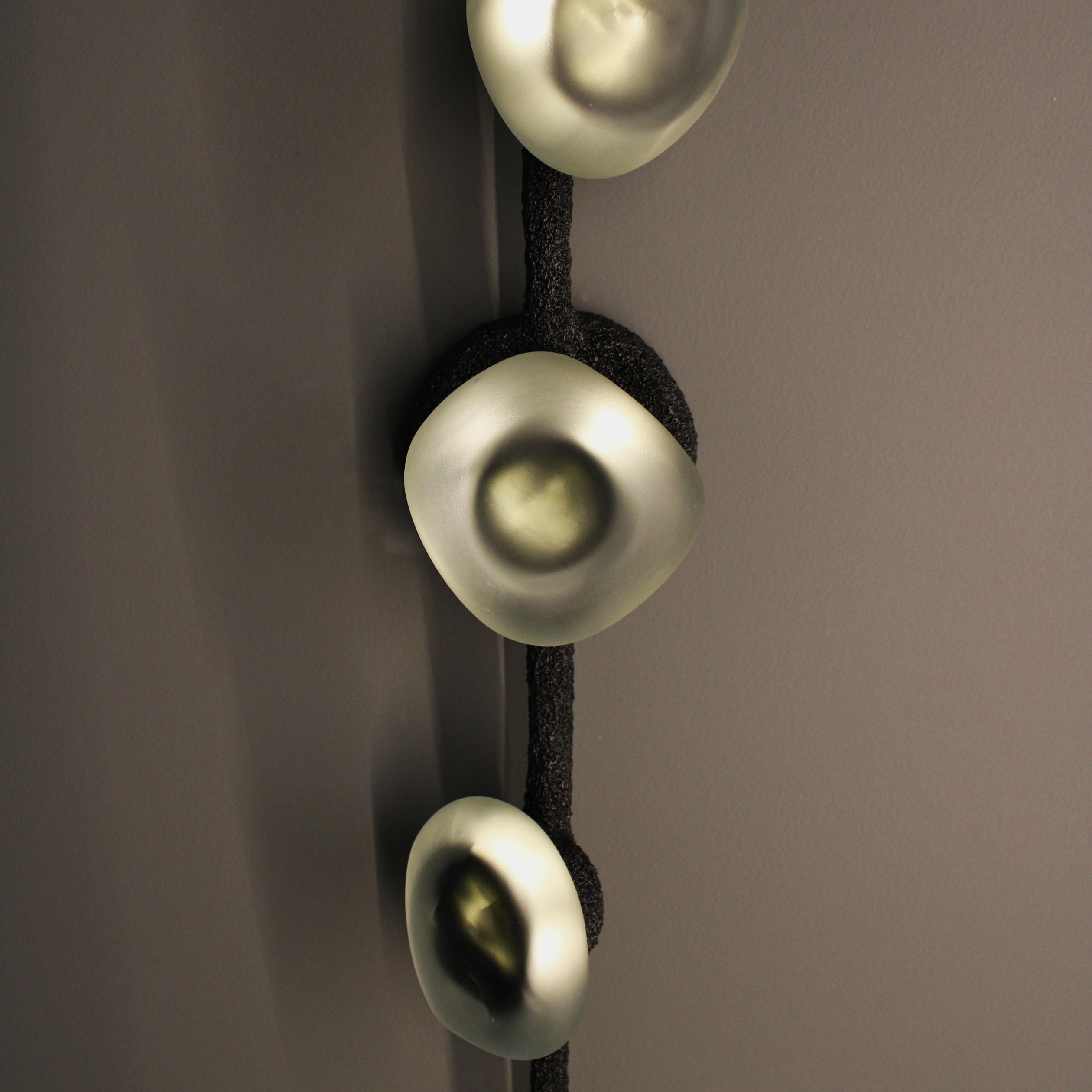 Oslo Frosted Glass Wall Lamp by Aver 5