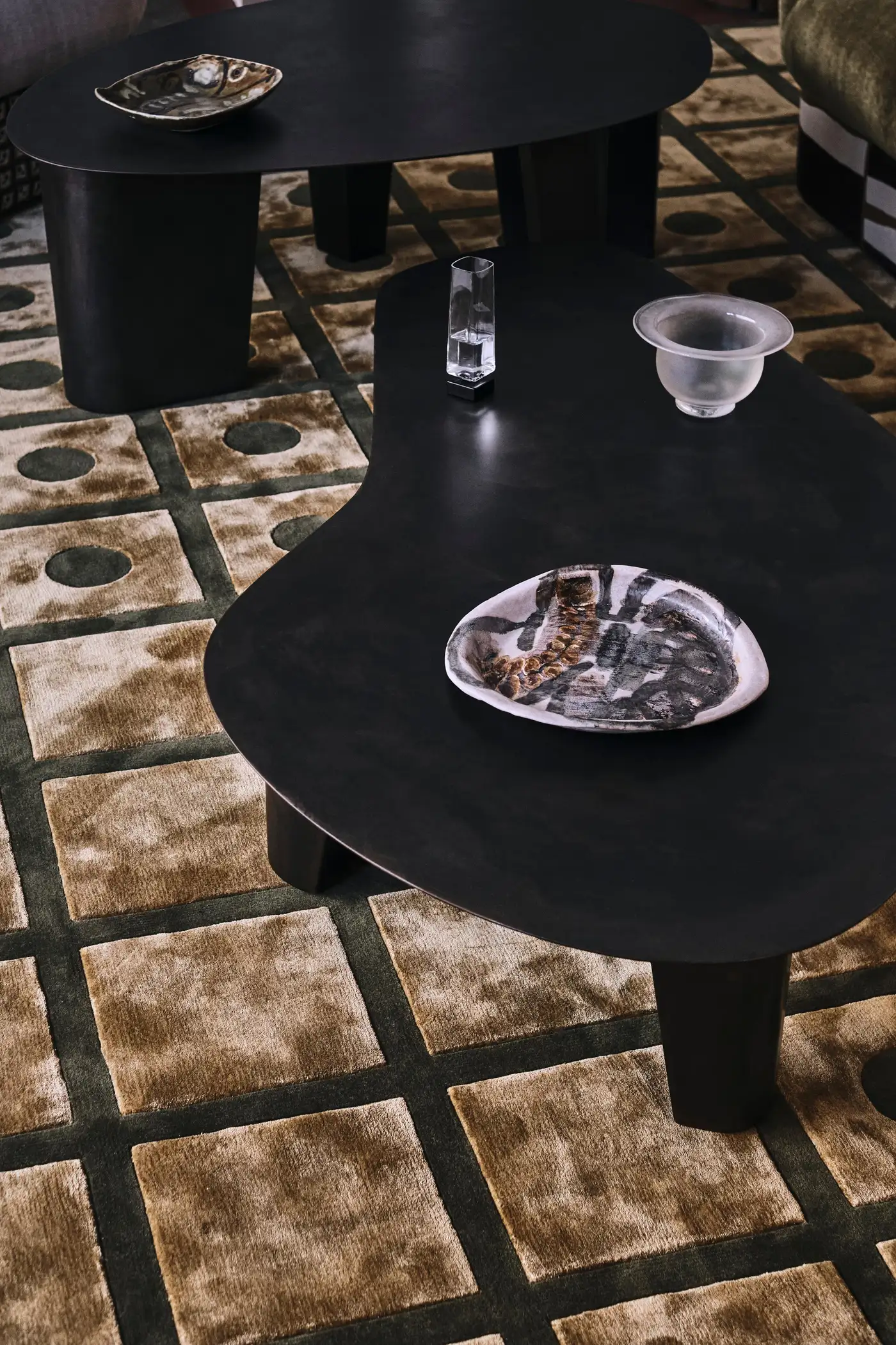 Paris Powder Coated Steel Low Large Coffee Table by Vogel Studio 3