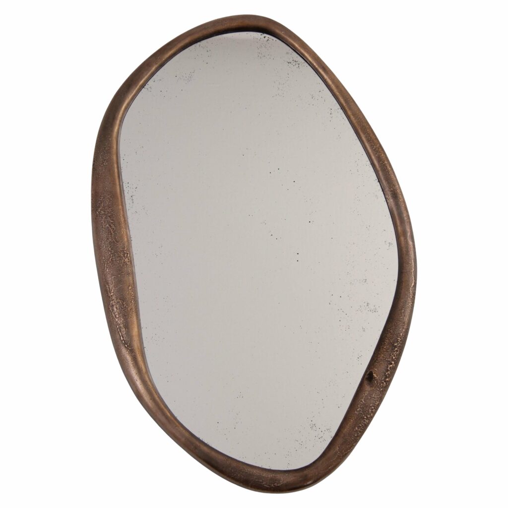 Perfumer Extra Large Wall Mirror With Hand Molded Bronze Frame by Vogel Studio 1