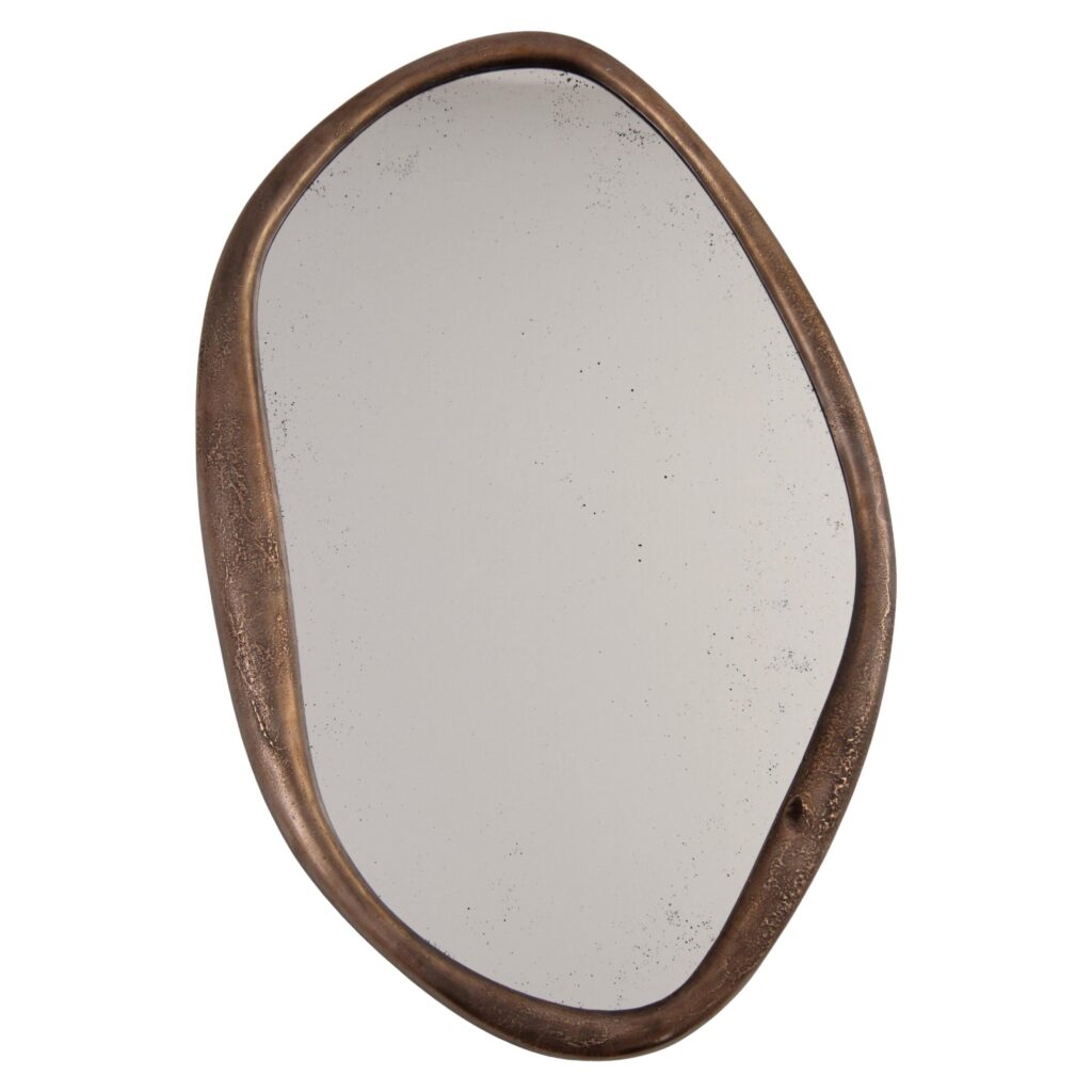 Perfumer Extra Large Wall Mirror With Hand Molded Bronze Frame by Vogel Studio 1