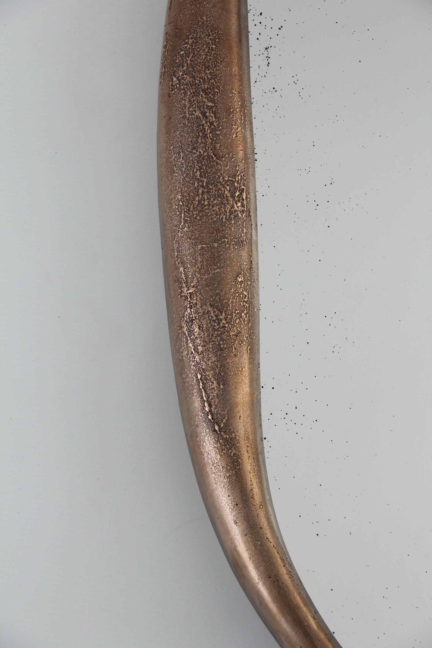 Perfumer Extra Large Wall Mirror With Hand Molded Bronze Frame by Vogel Studio 3