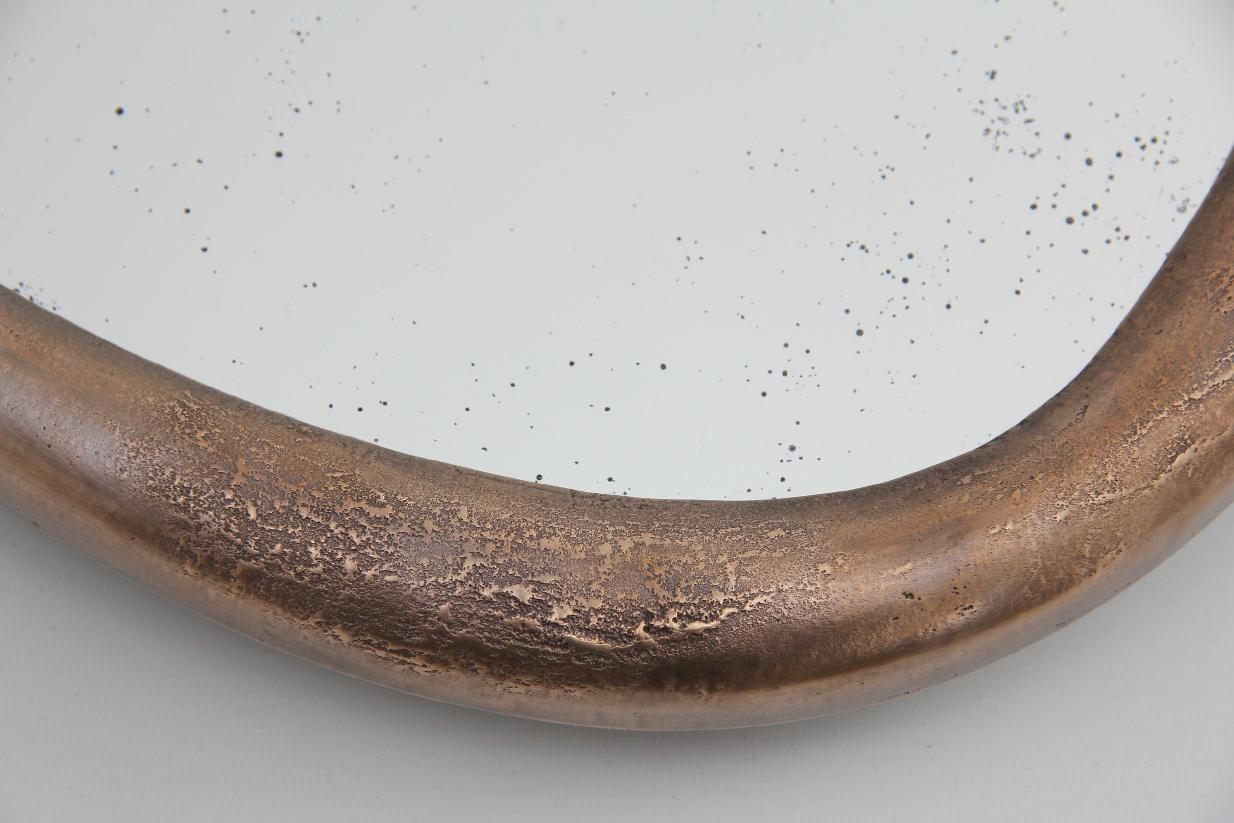 Perfumer Extra Large Wall Mirror With Hand Molded Bronze Frame by Vogel Studio 5