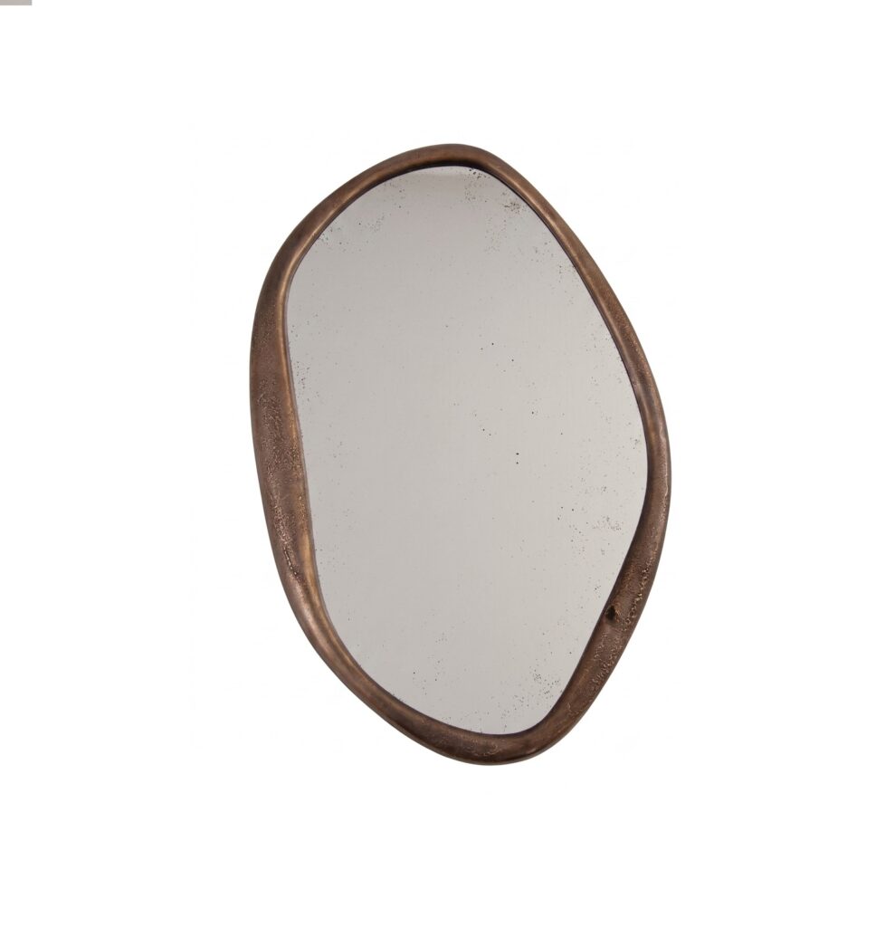 Perfumer XXL Wall Mirror With Hand Molded Bronze Frame by Vogel Studio 1