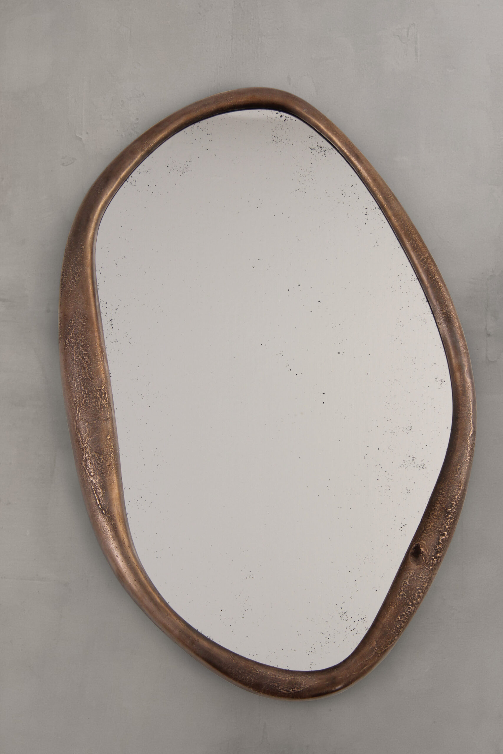 Perfumer XXL Wall Mirror With Hand Molded Bronze Frame by Vogel Studio 2