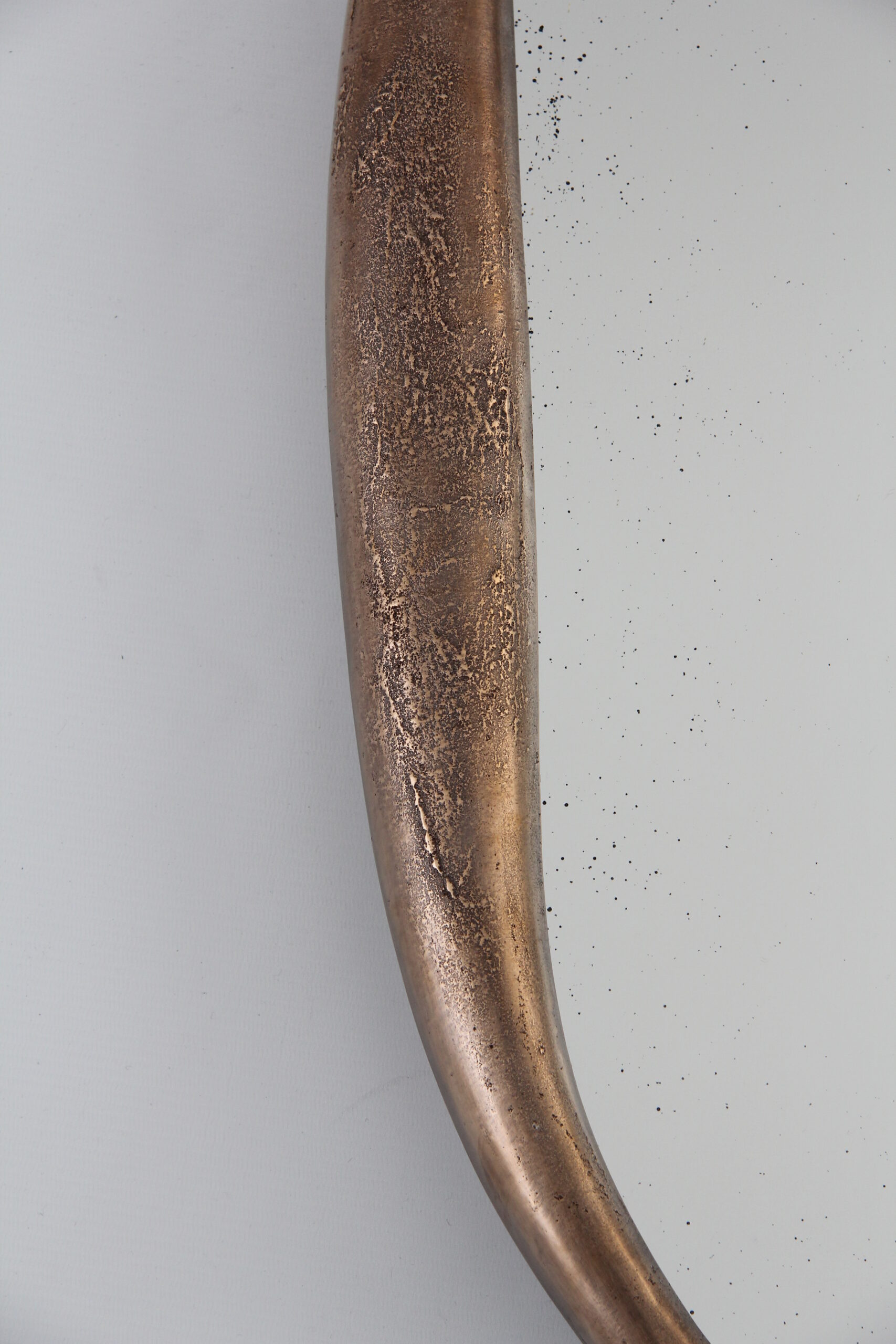 Perfumer XXL Wall Mirror With Hand Molded Bronze Frame by Vogel Studio 3