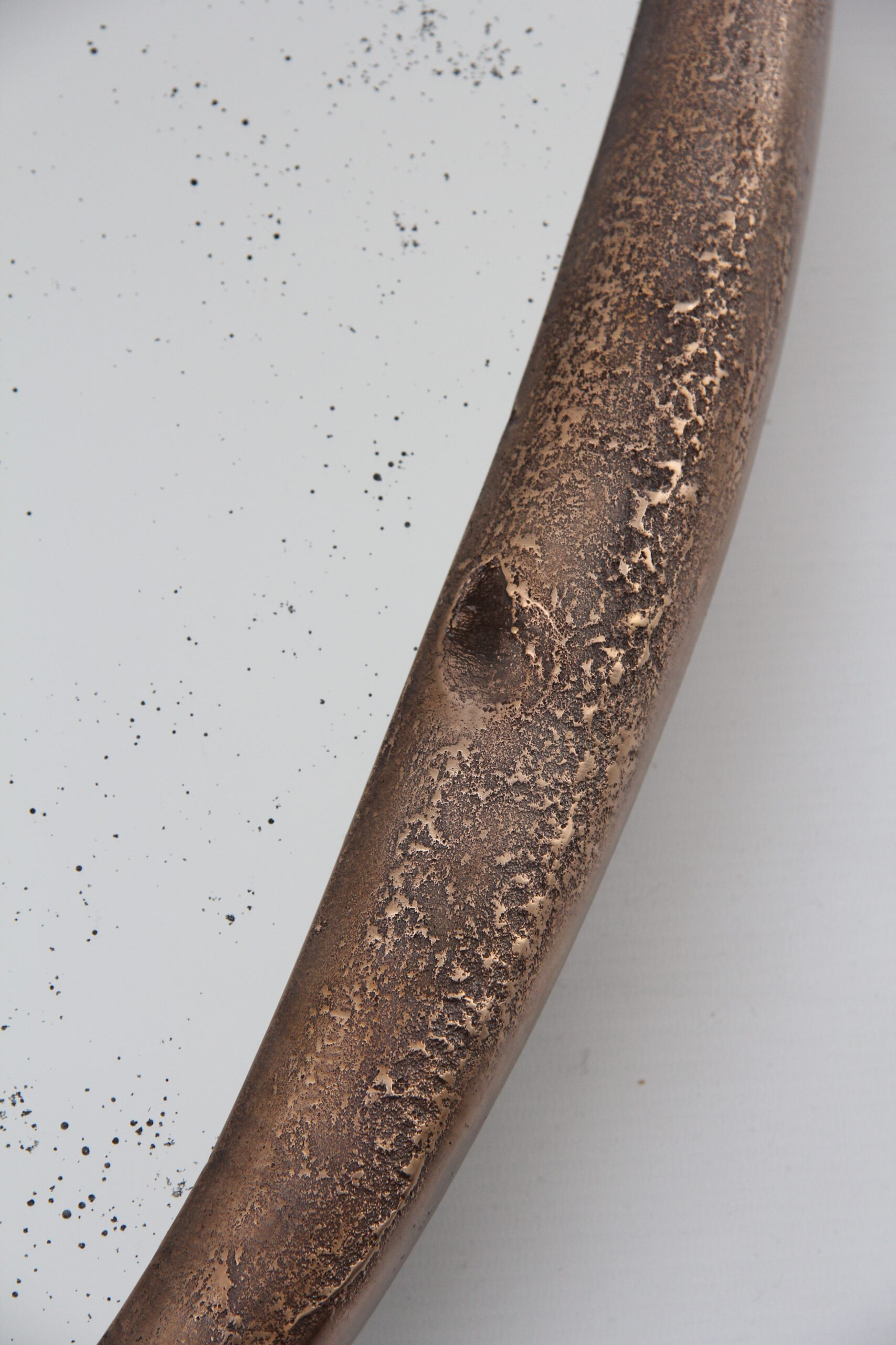 Perfumer XXL Wall Mirror With Hand Molded Bronze Frame by Vogel Studio 6