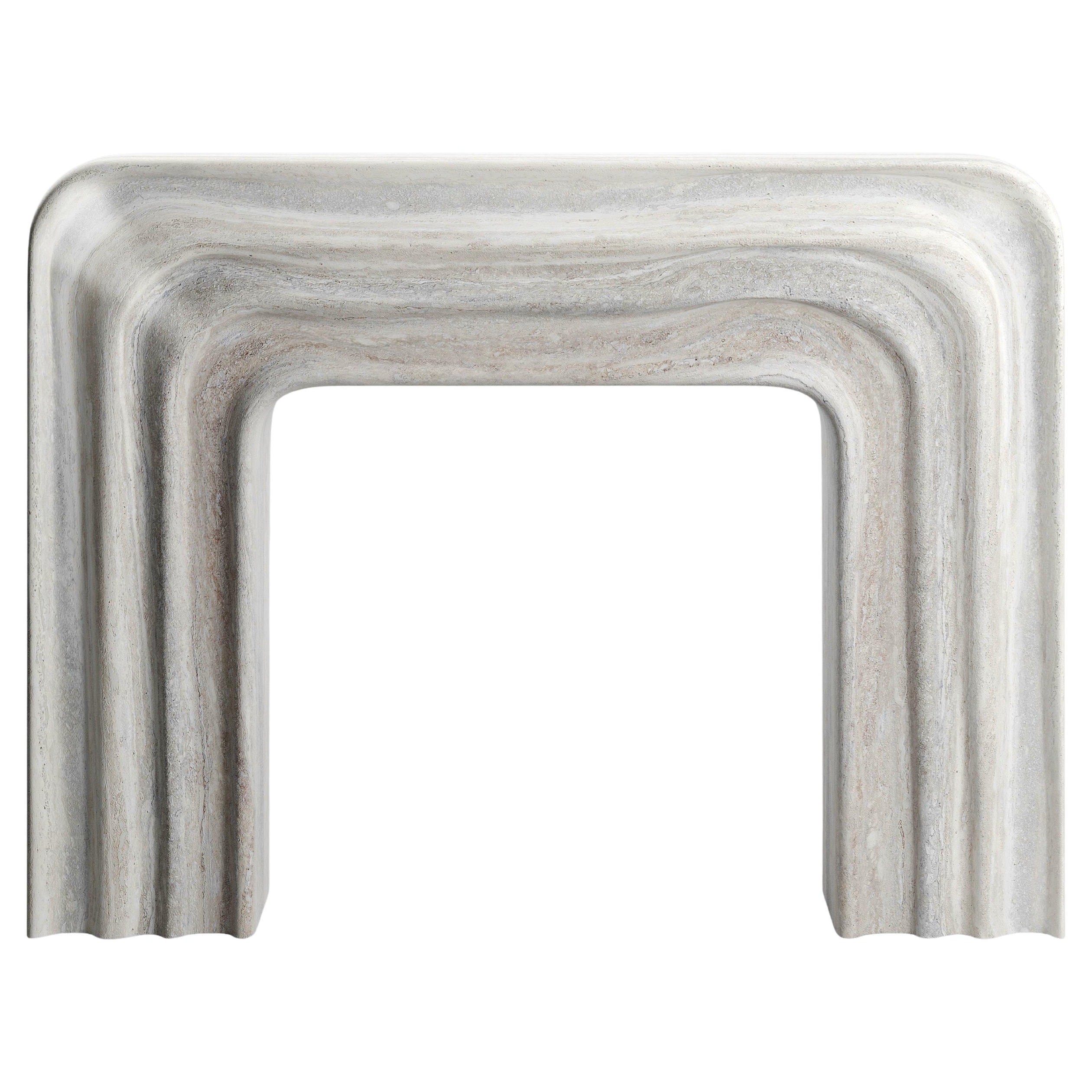 Stone and Marble Yzi Chimney Fireplace by KY ARCHITECTURE 1