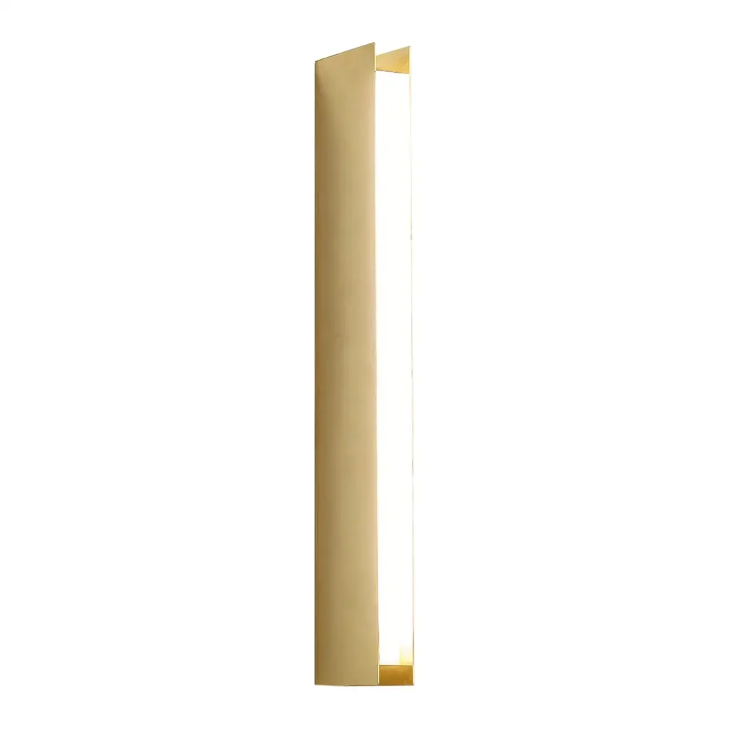 TF470 Wall Lamp in Satin Brass with Opaline Acrylic Diffuser by Daluce 1