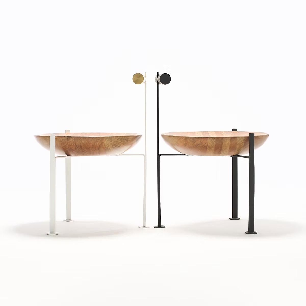 Wood, Brass and Glass Poltrona Canoa by Atelier Andre Ferri 6