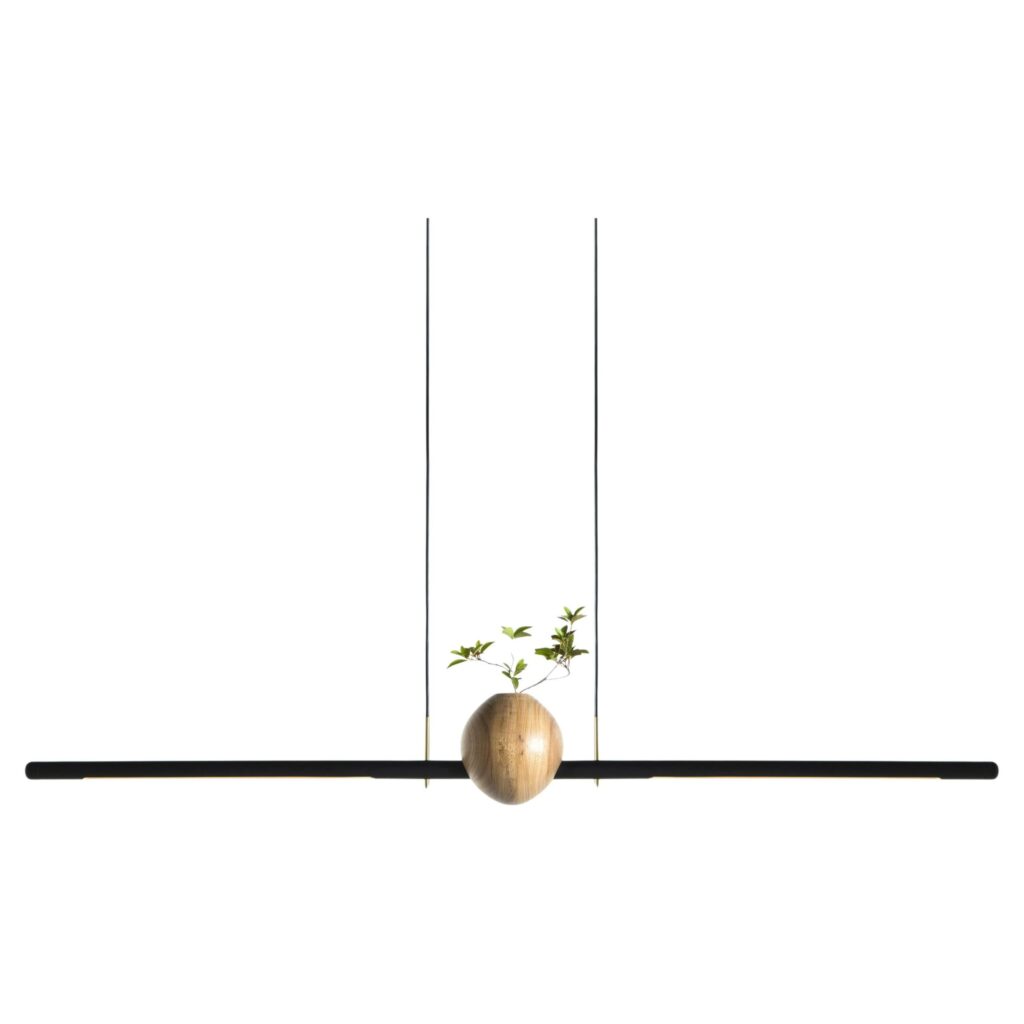 Wood and Aluminum Luminária Ninho 2 by Atelier Andre Ferri 1