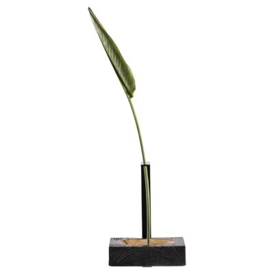 Wood and Aluminum Vaso Torno by Atelier Andre Ferri