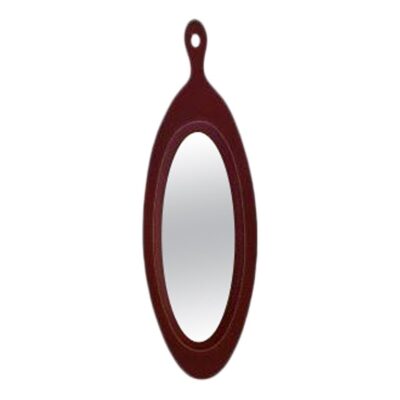 Big Day Wall Mirror Equipped with Stainless Steel Hook by Oscar Maschera