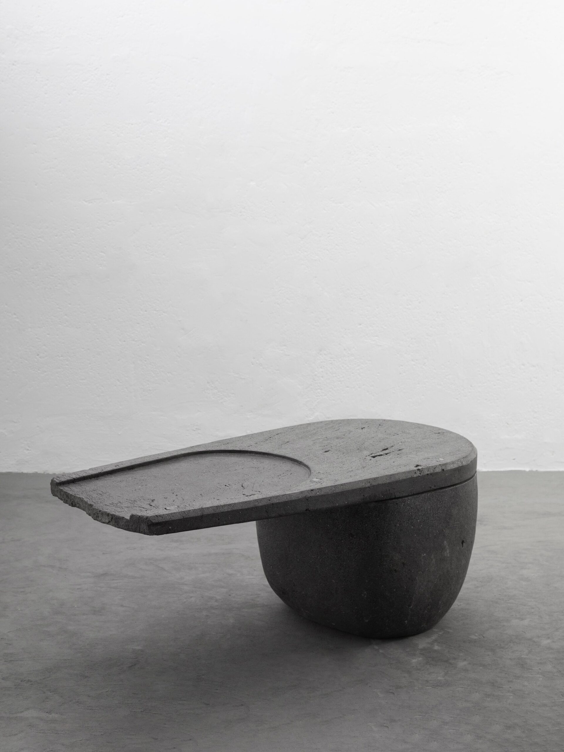 Centro Unique Coffee Table in Handcarved Volcanic Stone by Estudio Andean 13