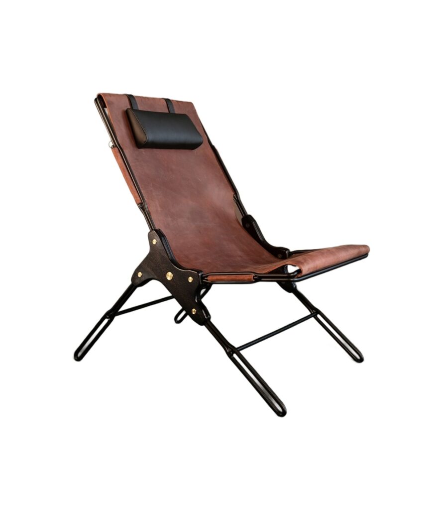 Cognac Lounge Chair by Estudio Andean 1