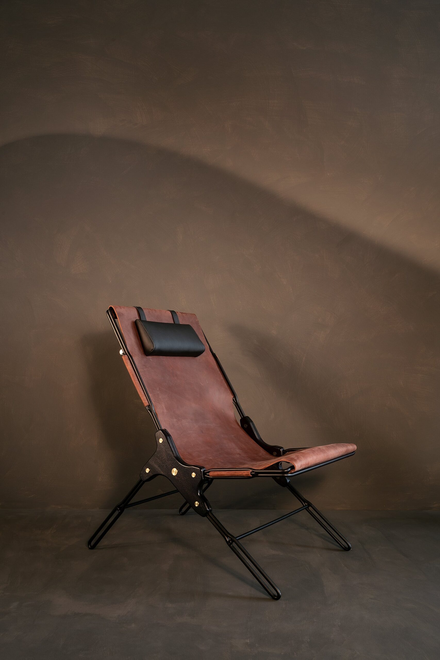 Cognac Lounge Chair by Estudio Andean 2
