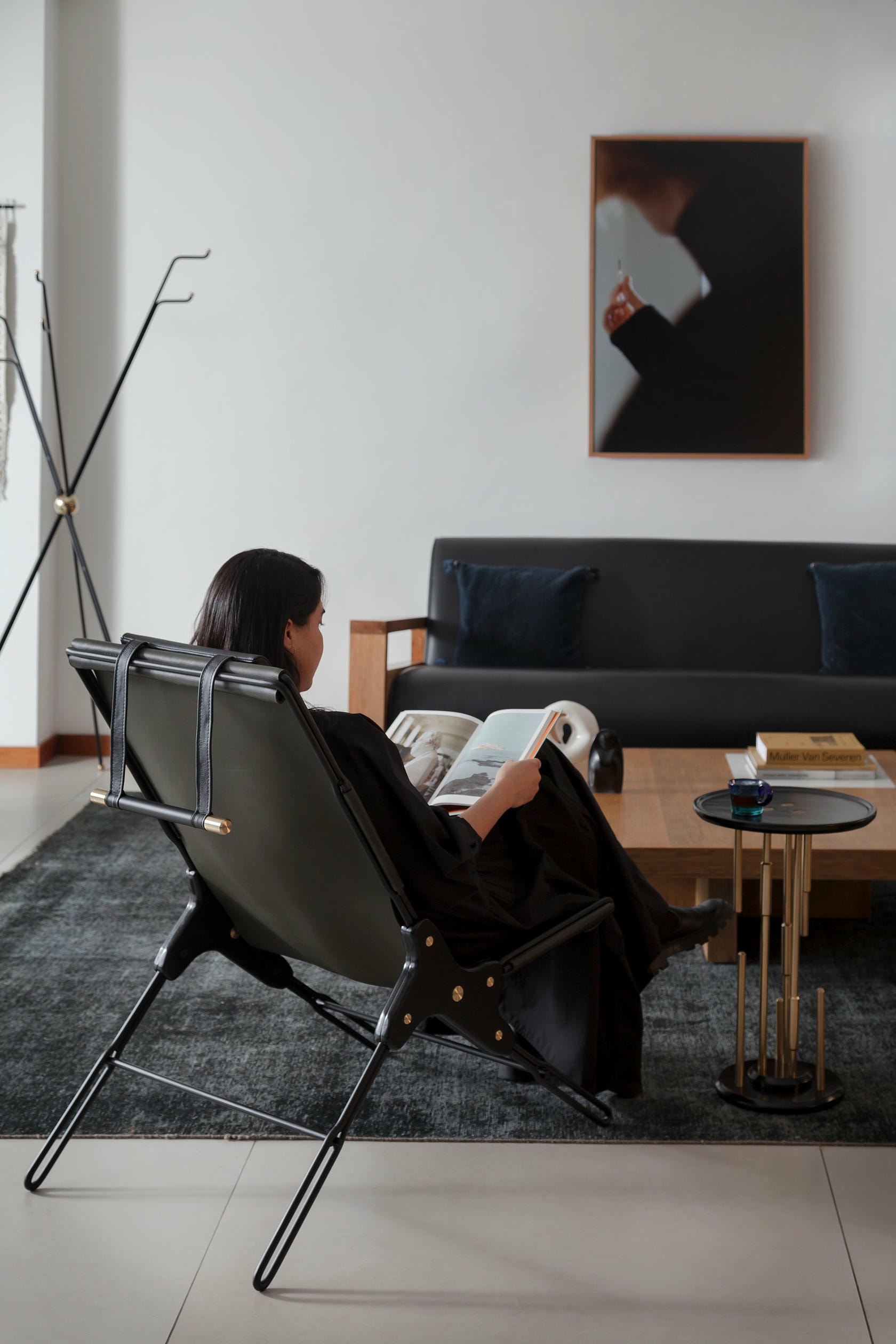 Cognac Lounge Chair by Estudio Andean 5
