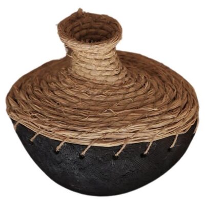 Hand Made Ceramic Yüklü Collection Vase by İpek Afacan