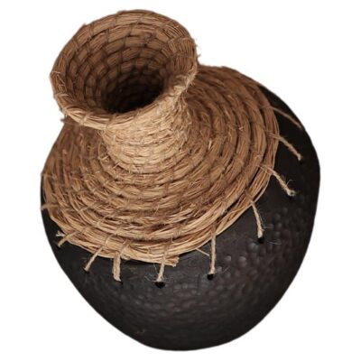 Hand Made Ceramic Yüklü Collection Vase by İpek Afacan