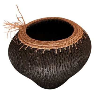 Hand Made Ceramic Yüklü Collection Vase by İpek Afacan