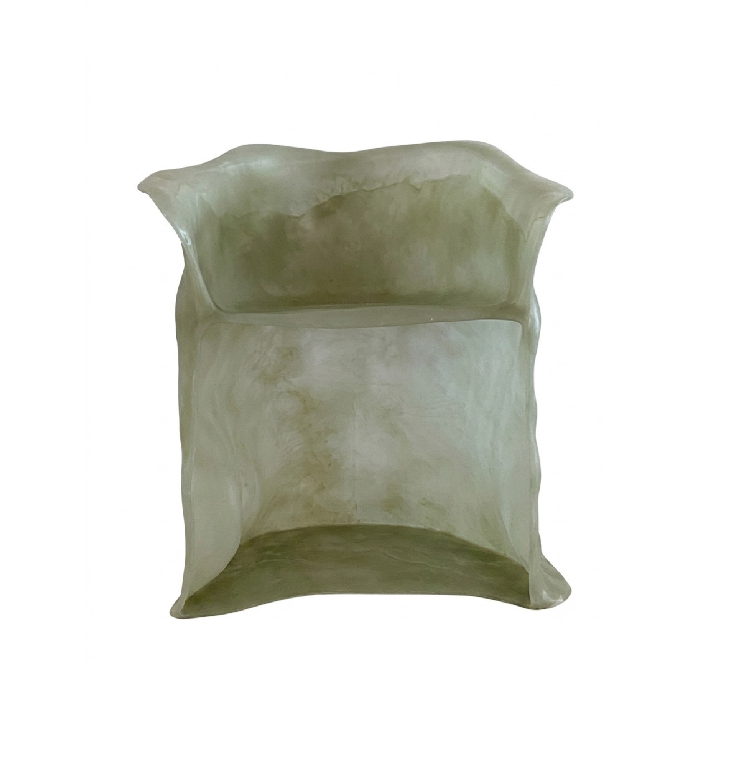 Jade Formless Fiberglass Chair by kar 1