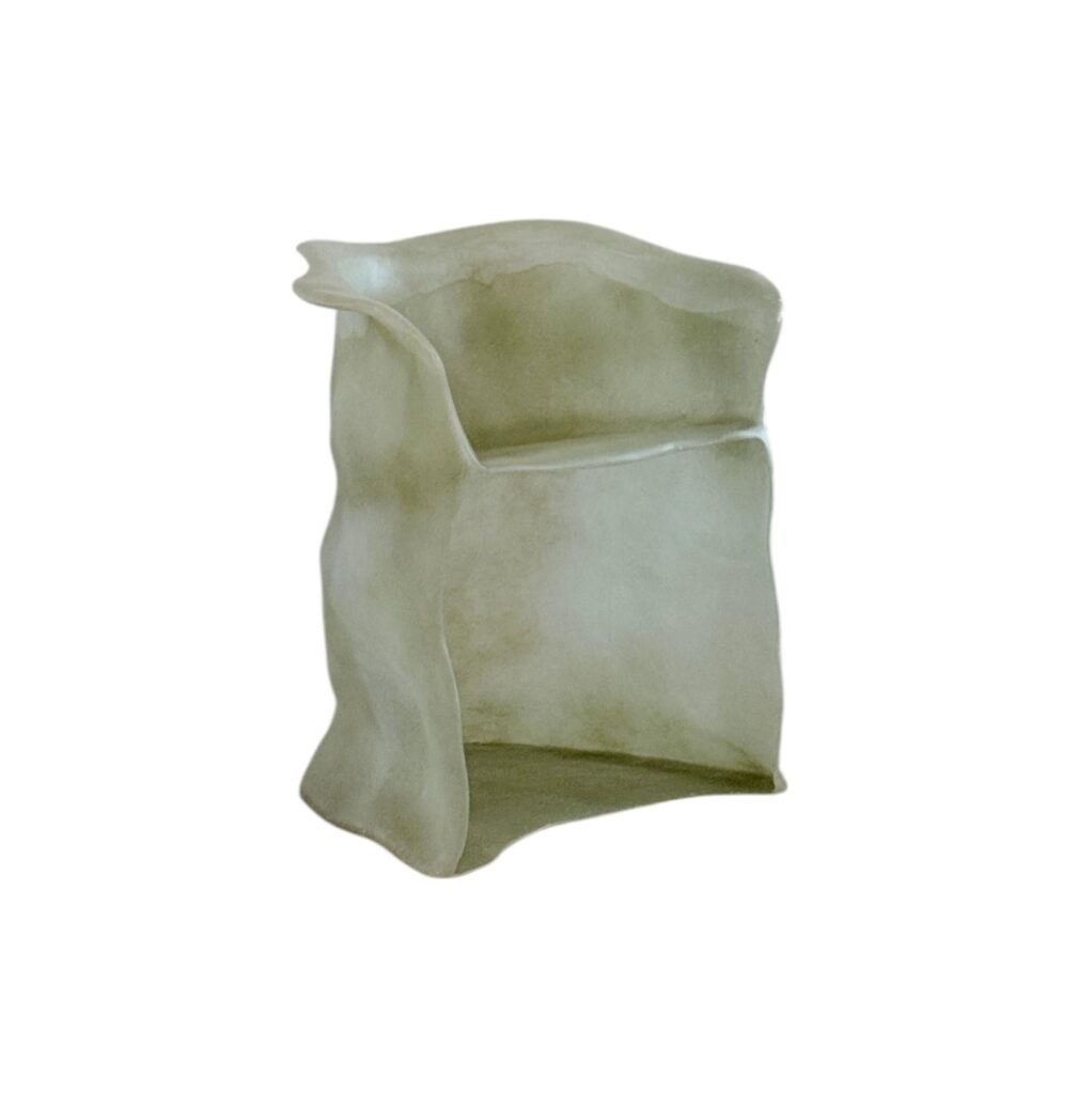 Jade Formless Fiberglass Chair by kar 1