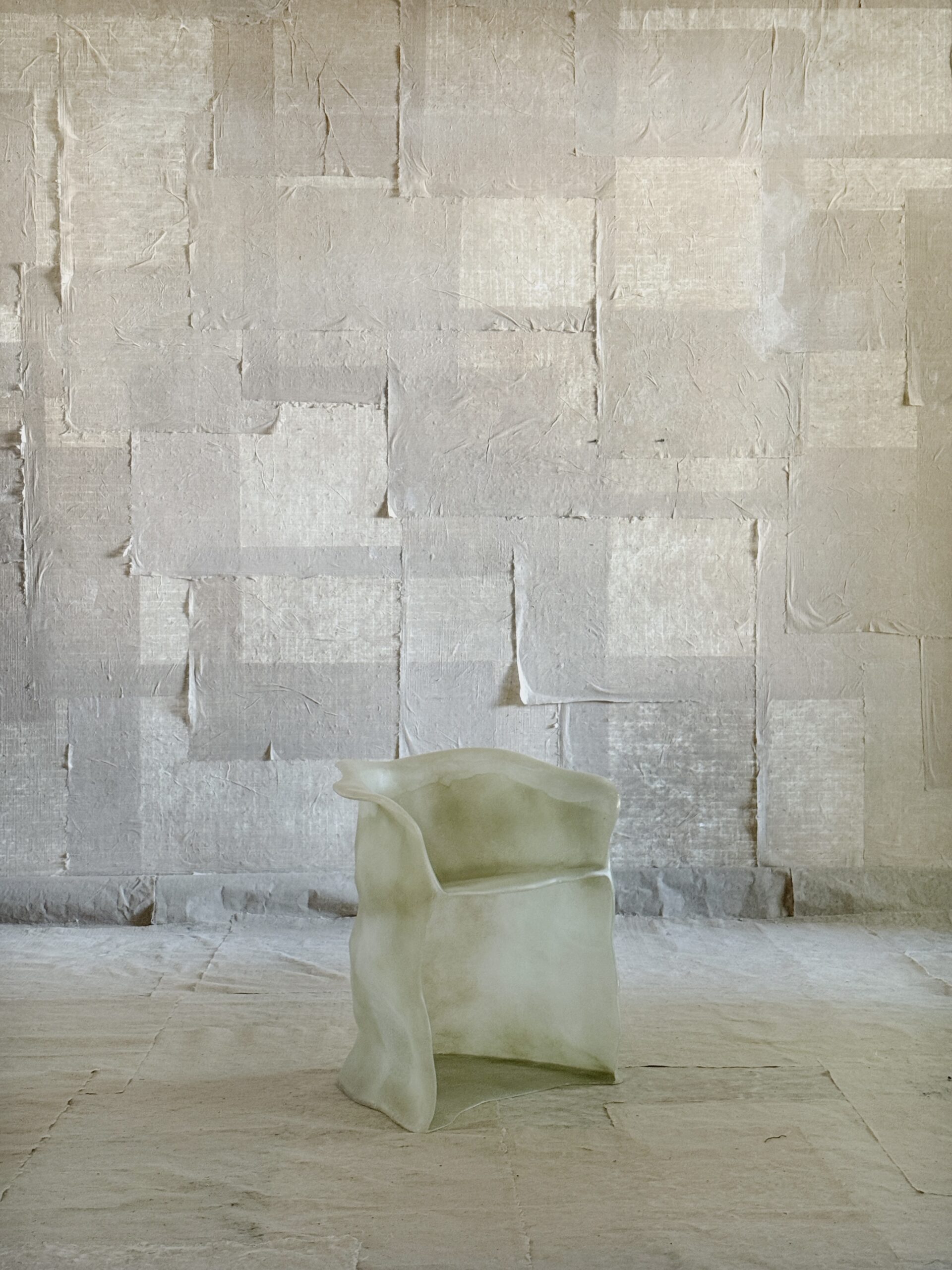 Jade Formless Fiberglass Chair by kar 3