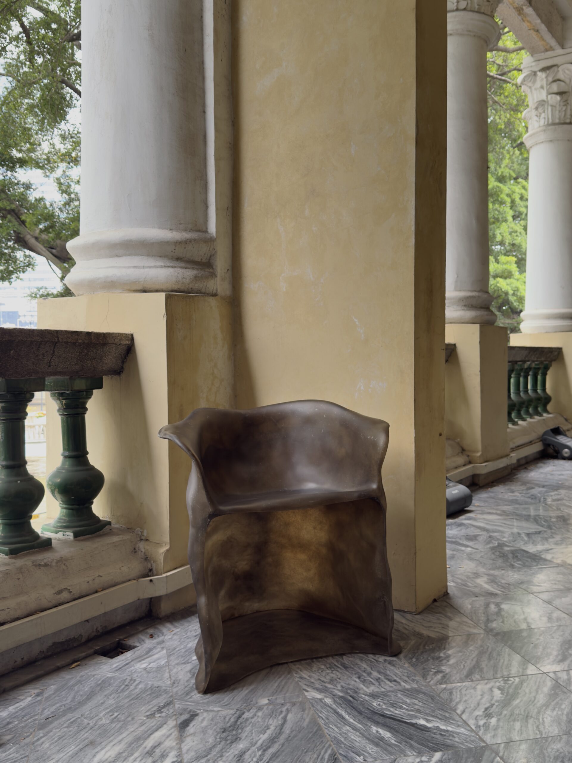 Jade Formless Fiberglass Chair by kar 6