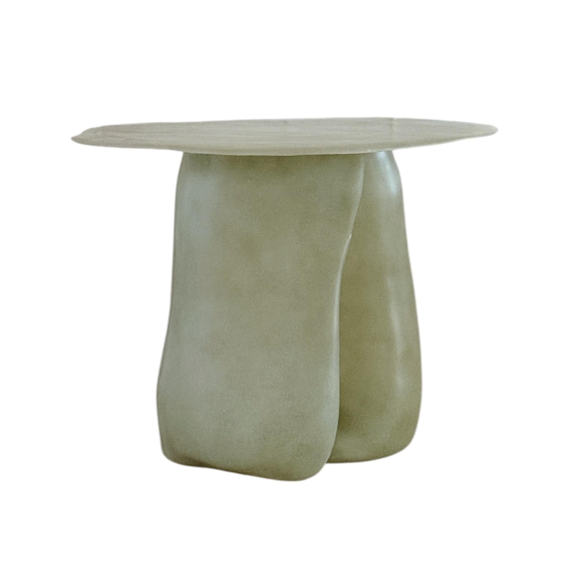 Jade Formless Fiberglass Round Table by kar 1