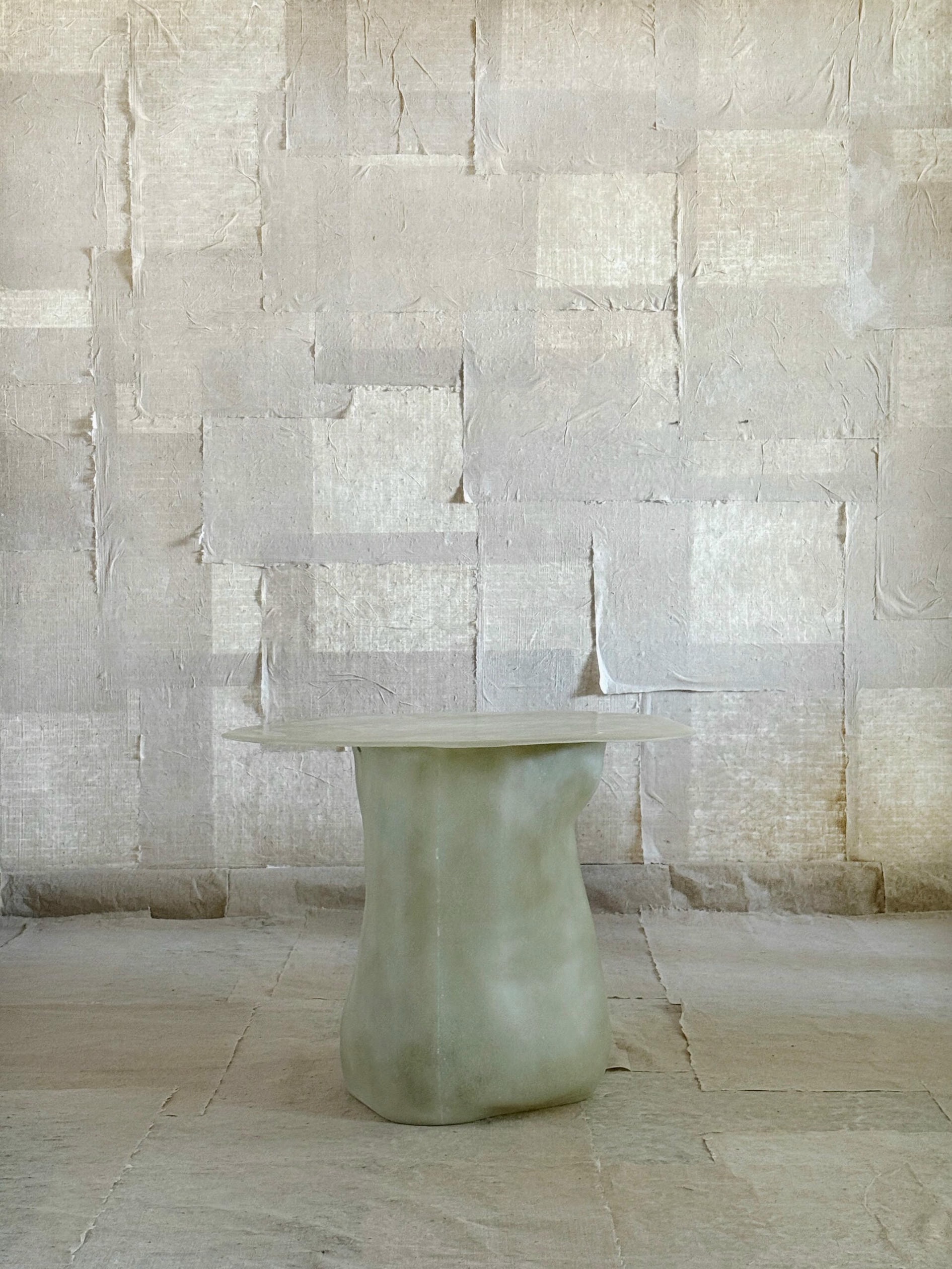 Jade Formless Fiberglass Round Table by kar 2