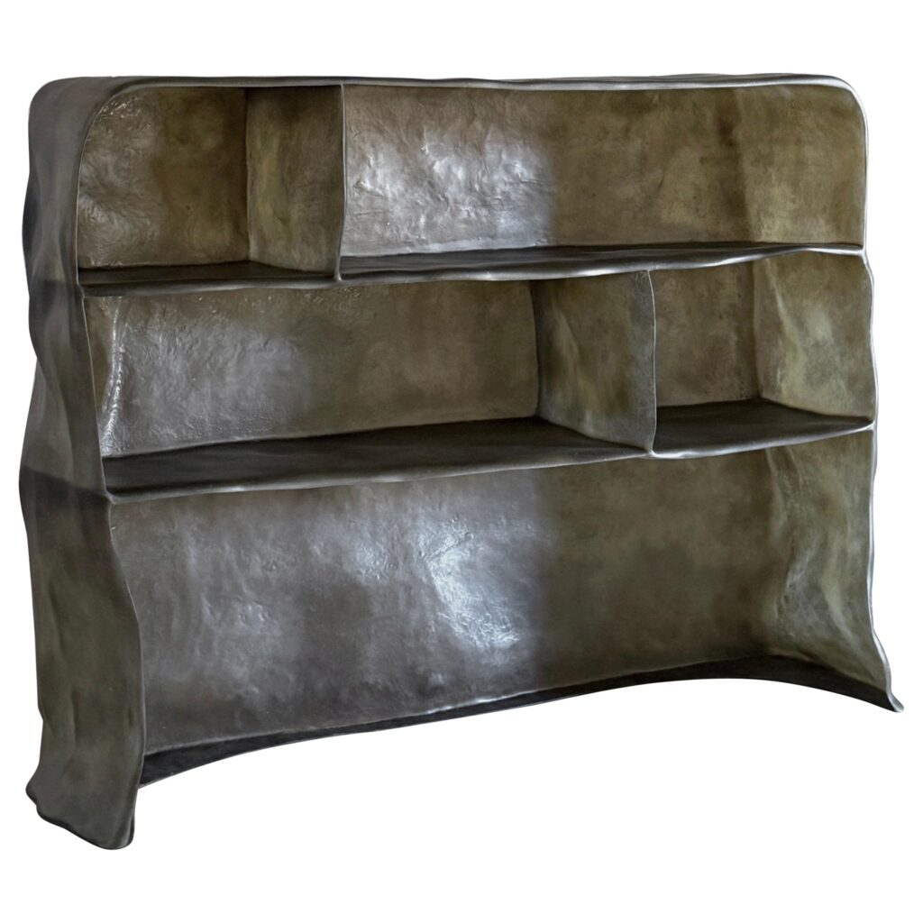 Moss Brown Formless Fiberglass Cabinet by kar 1