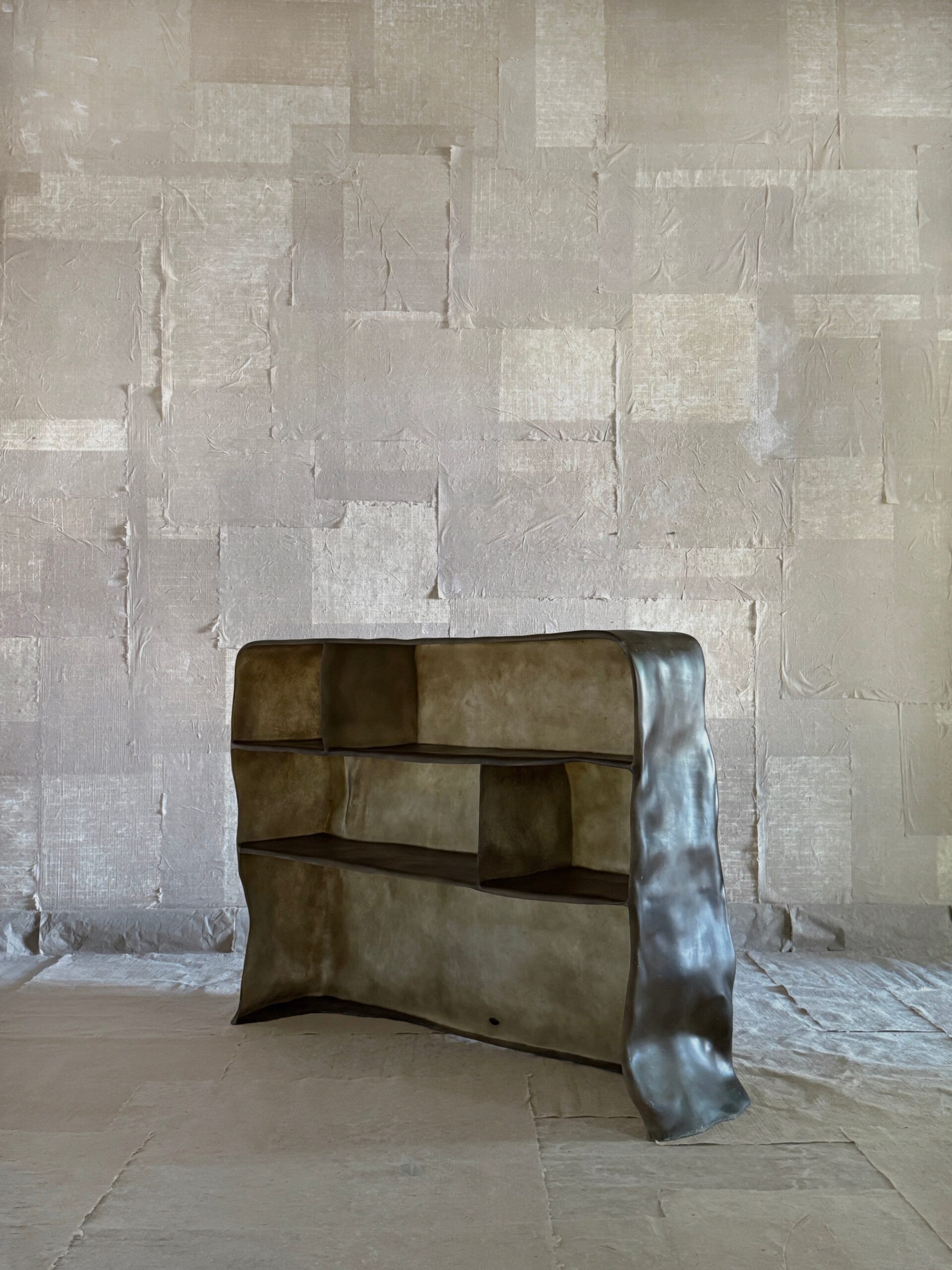 Moss Brown Formless Fiberglass Cabinet by kar 2