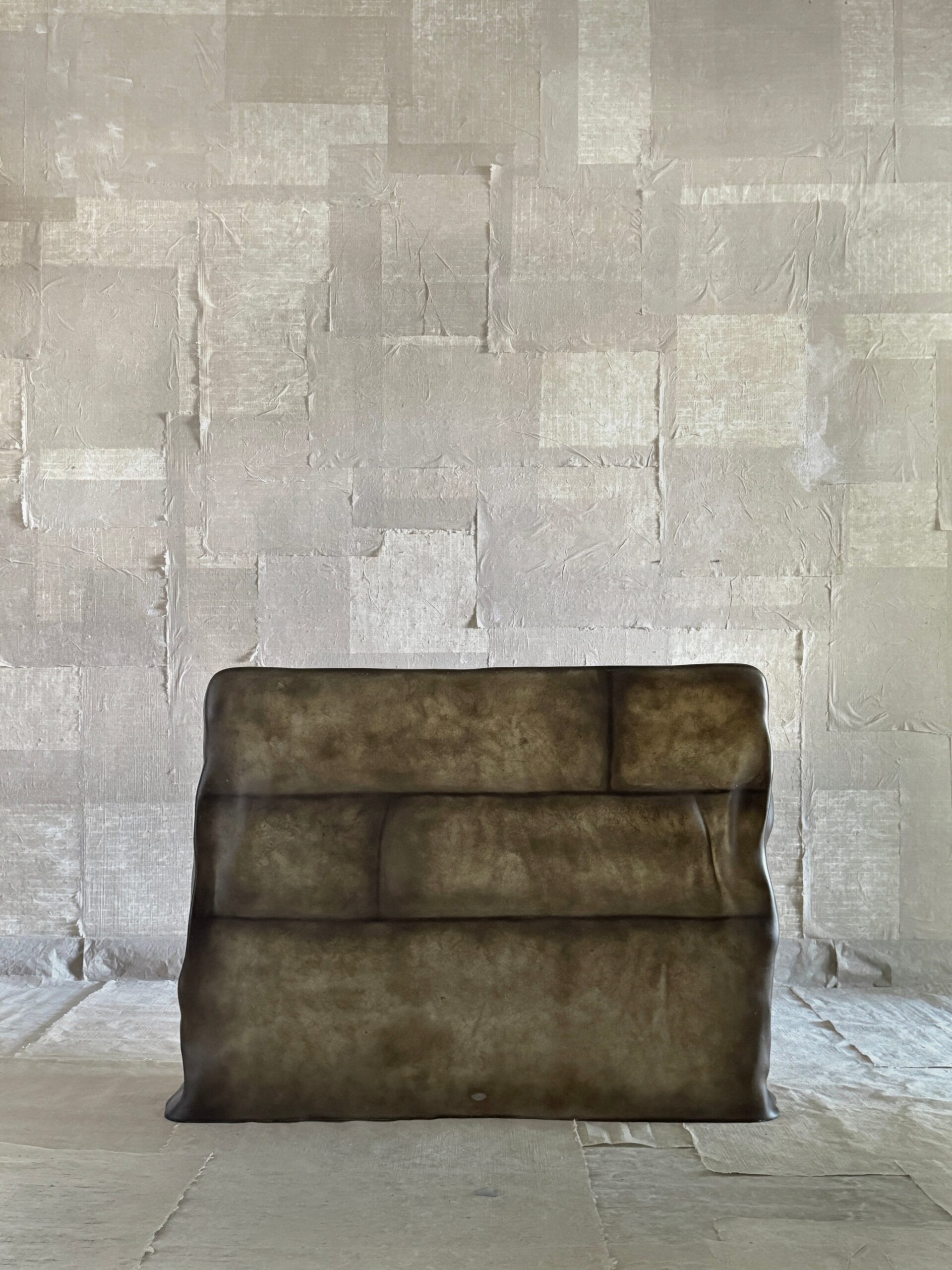 Moss Brown Formless Fiberglass Cabinet by kar 7