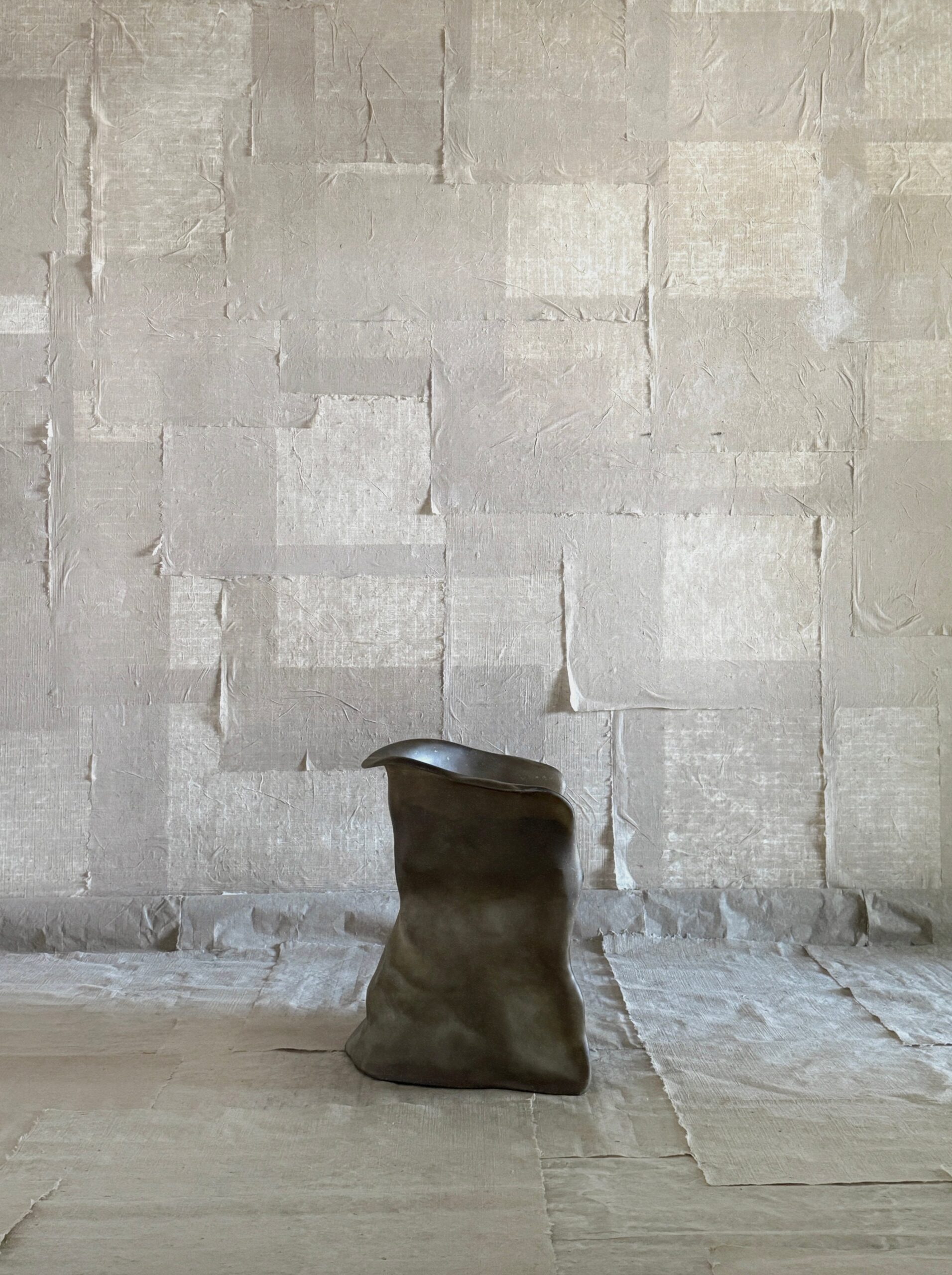 Moss Brown Formless Fiberglass Chair by kar 6