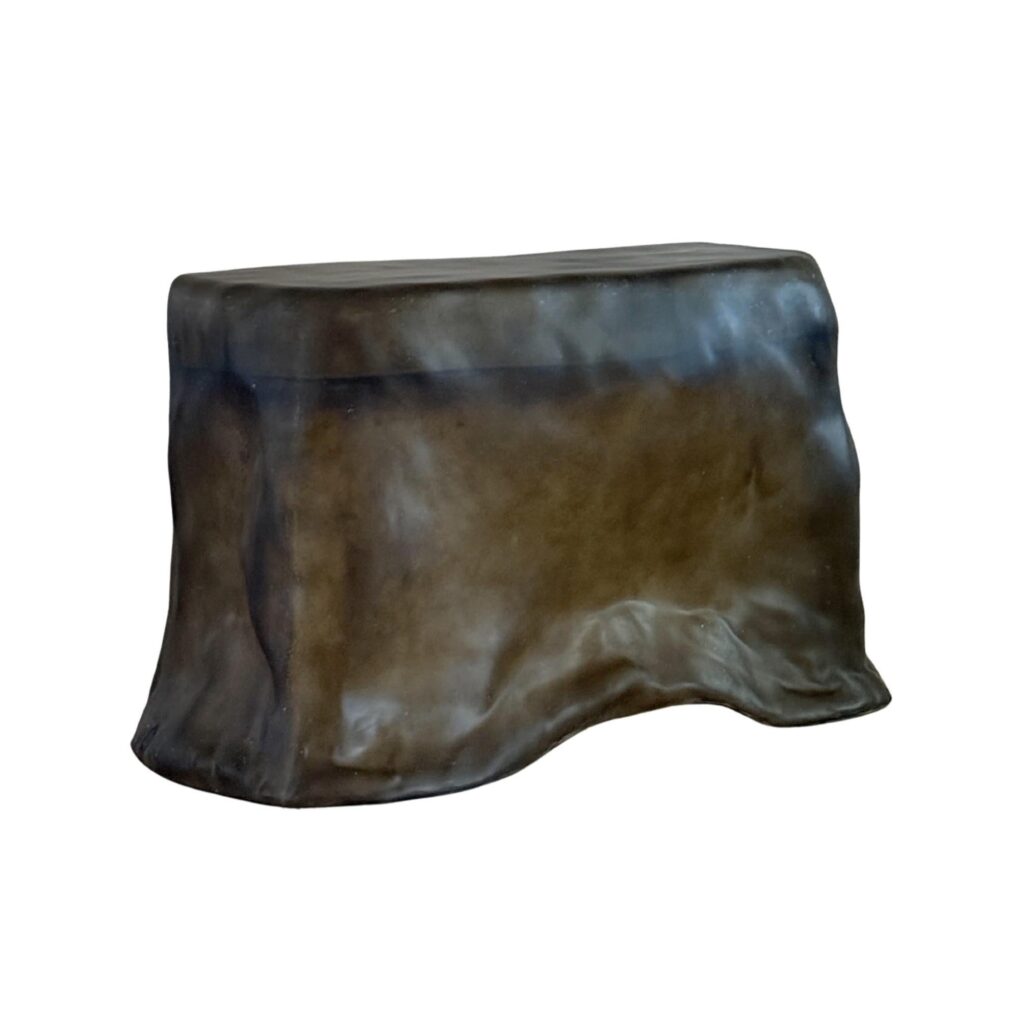 Moss Brown Formless Fiberglass Desk by kar 1