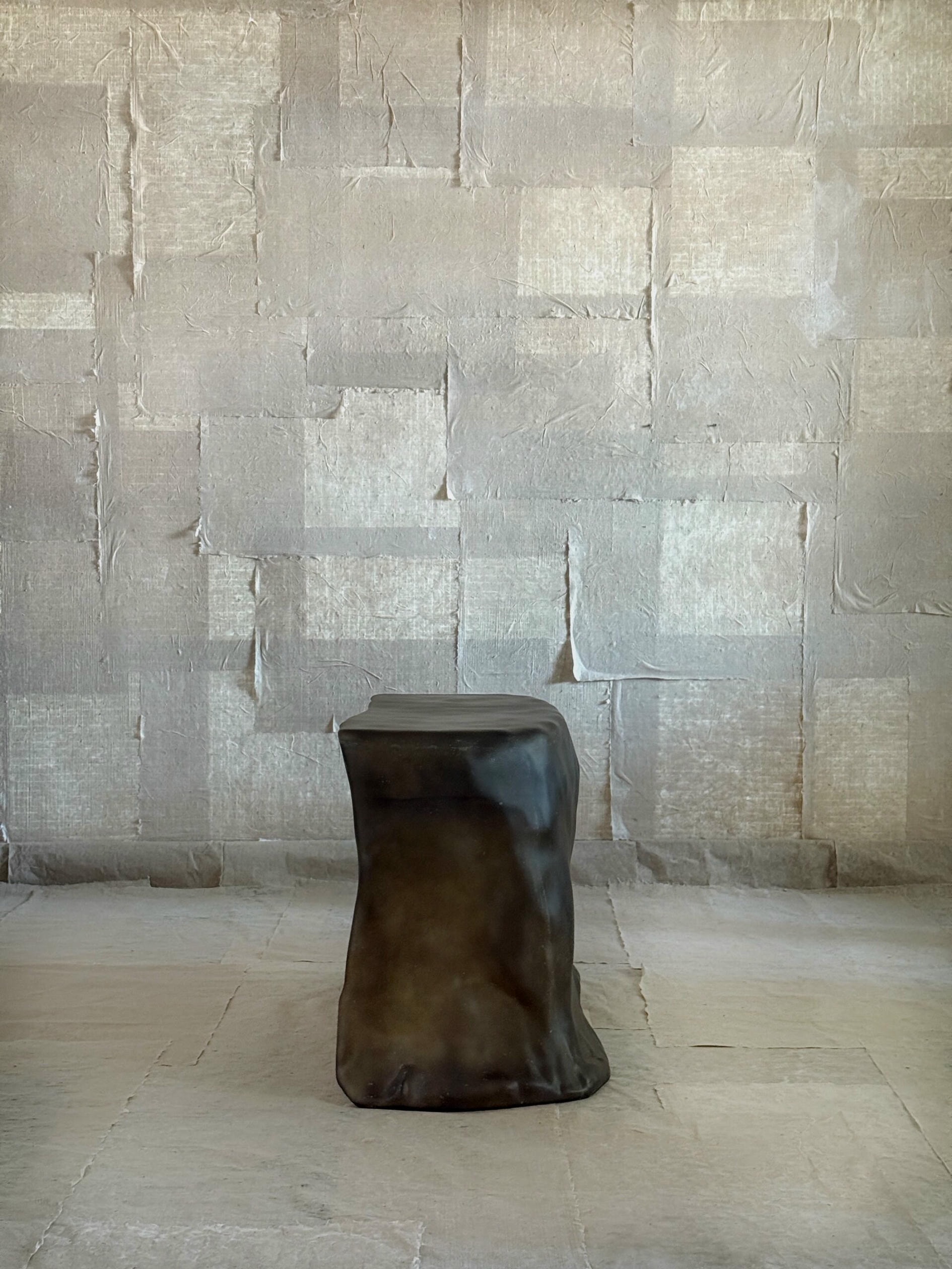 Moss Brown Formless Fiberglass Desk by kar 3