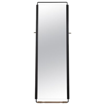 Sitiera Floor Mirror in Solid Wood, Aged Bronze & Aged Mirror by Estudio Andean