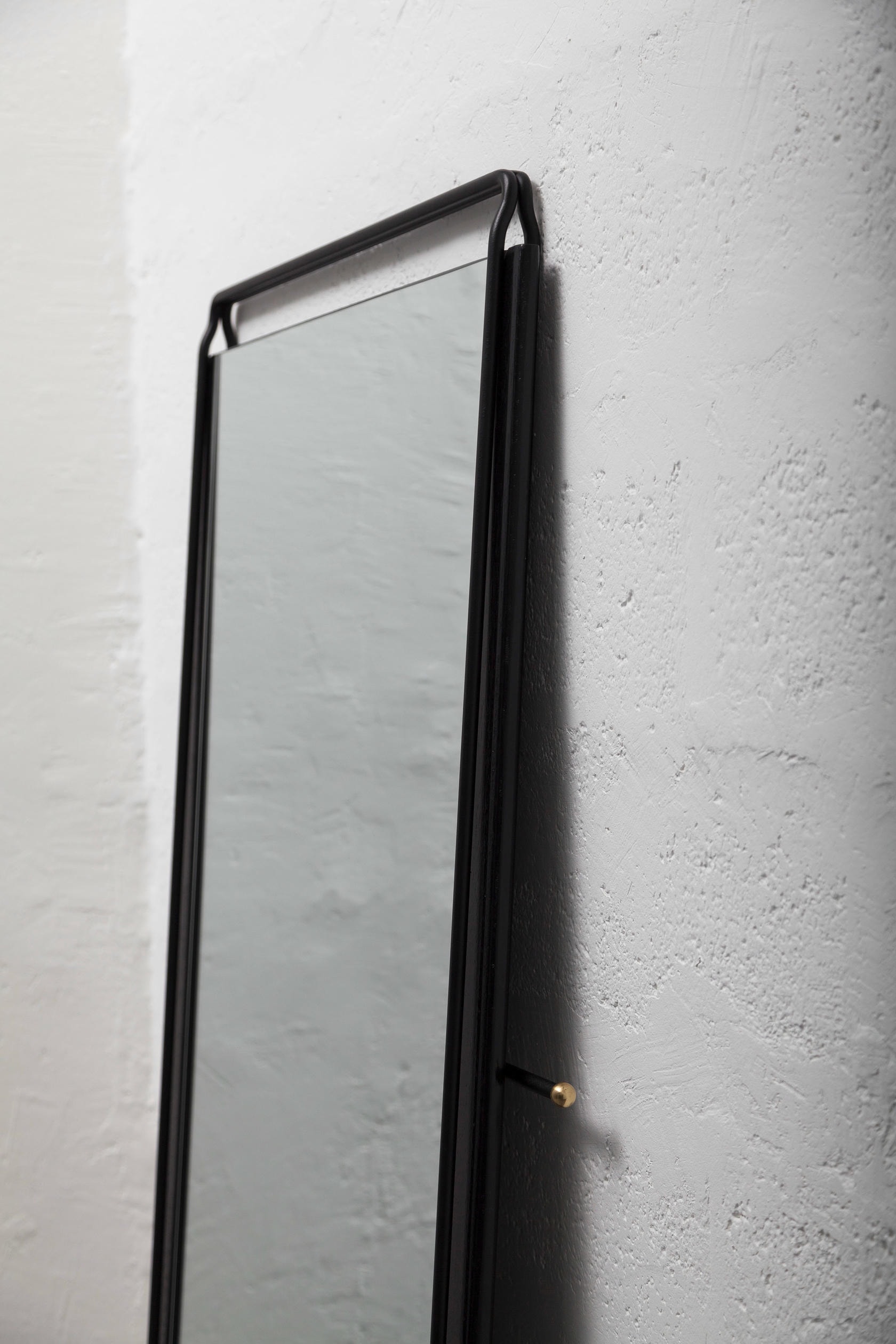 Sitiera Floor Mirror in Solid Wood, Aged Bronze & Aged Mirror by Estudio Andean 7