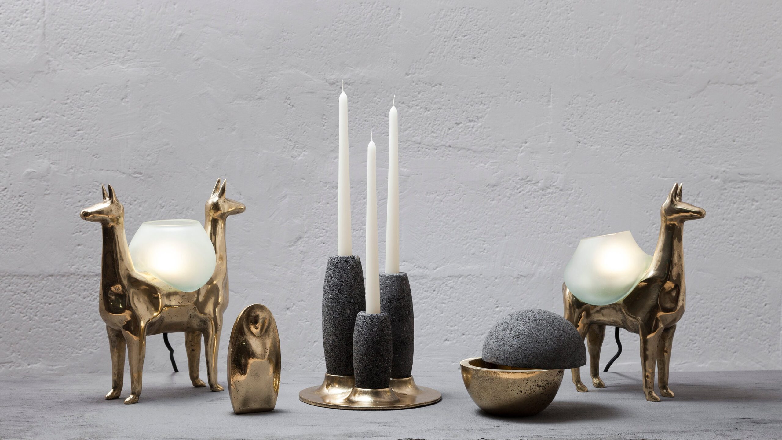 Valdivia Virgin Sculpture in Polished Cast Bronze by Estudio Andean 12