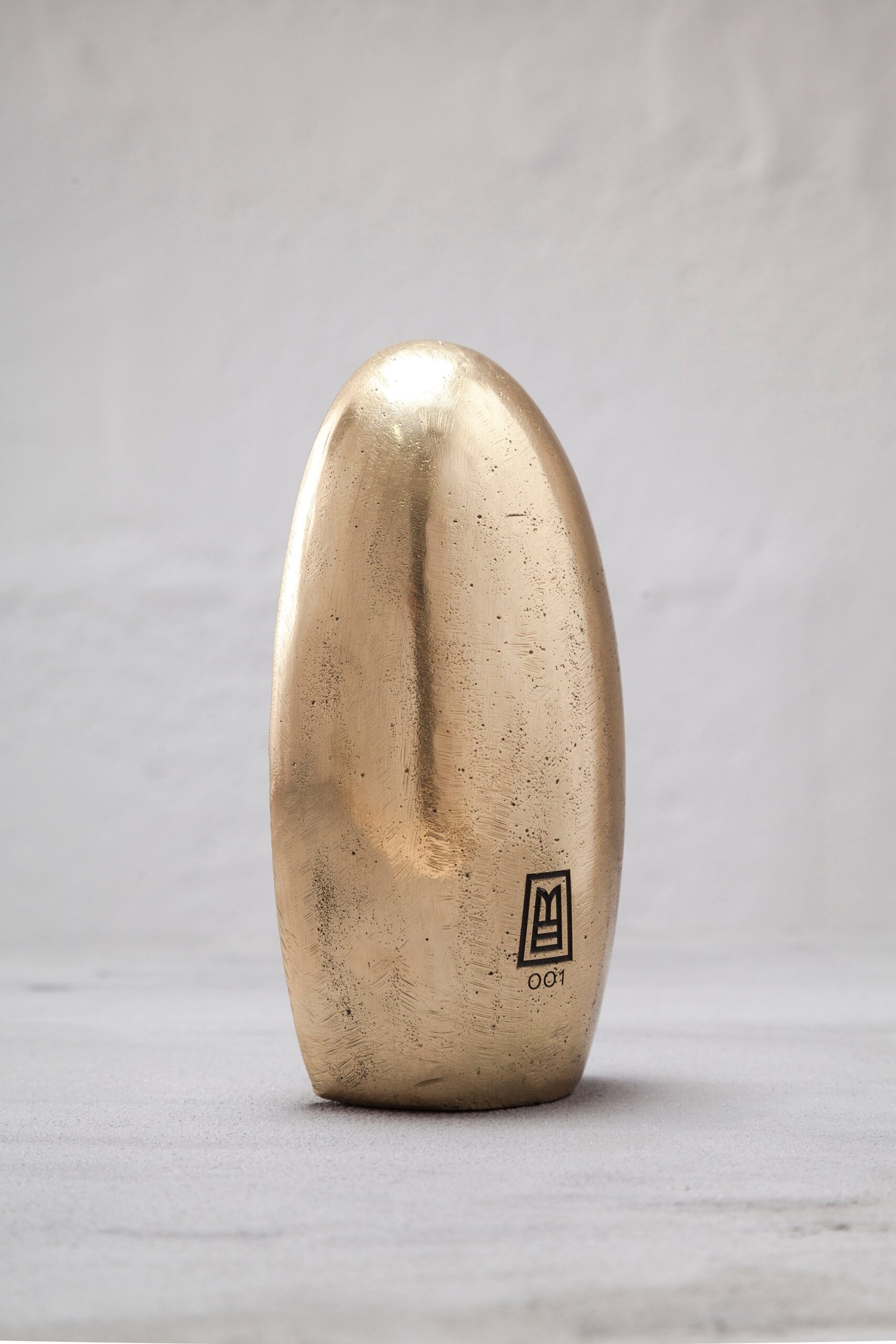 Valdivia Virgin Sculpture in Polished Cast Bronze by Estudio Andean 8